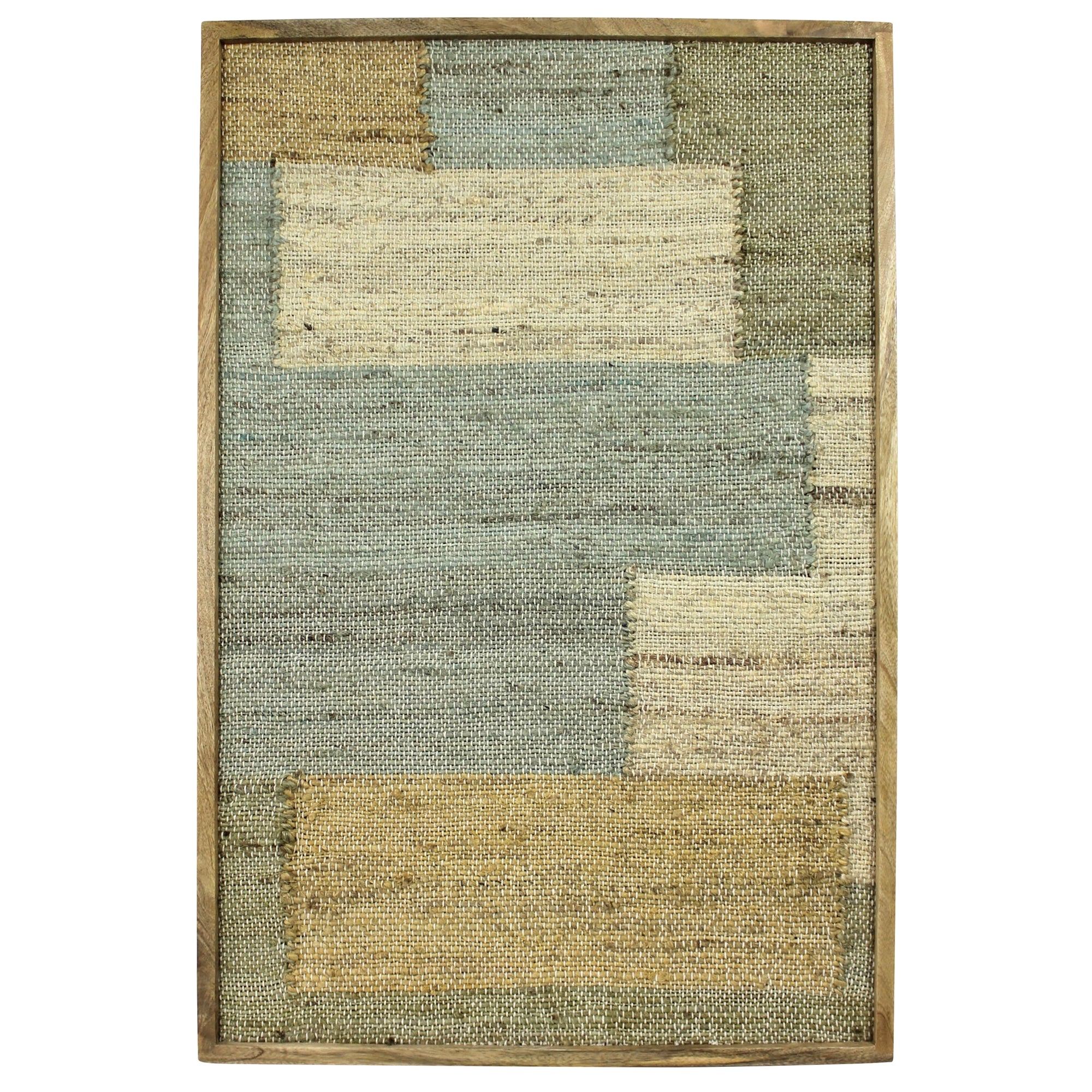 Chaves Woven Wall Art, Seaglass Rectangles