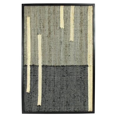 Chaves Woven Wall Art, Lines on Dark