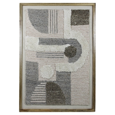 Tufted Wool Wall Hanging, Maza