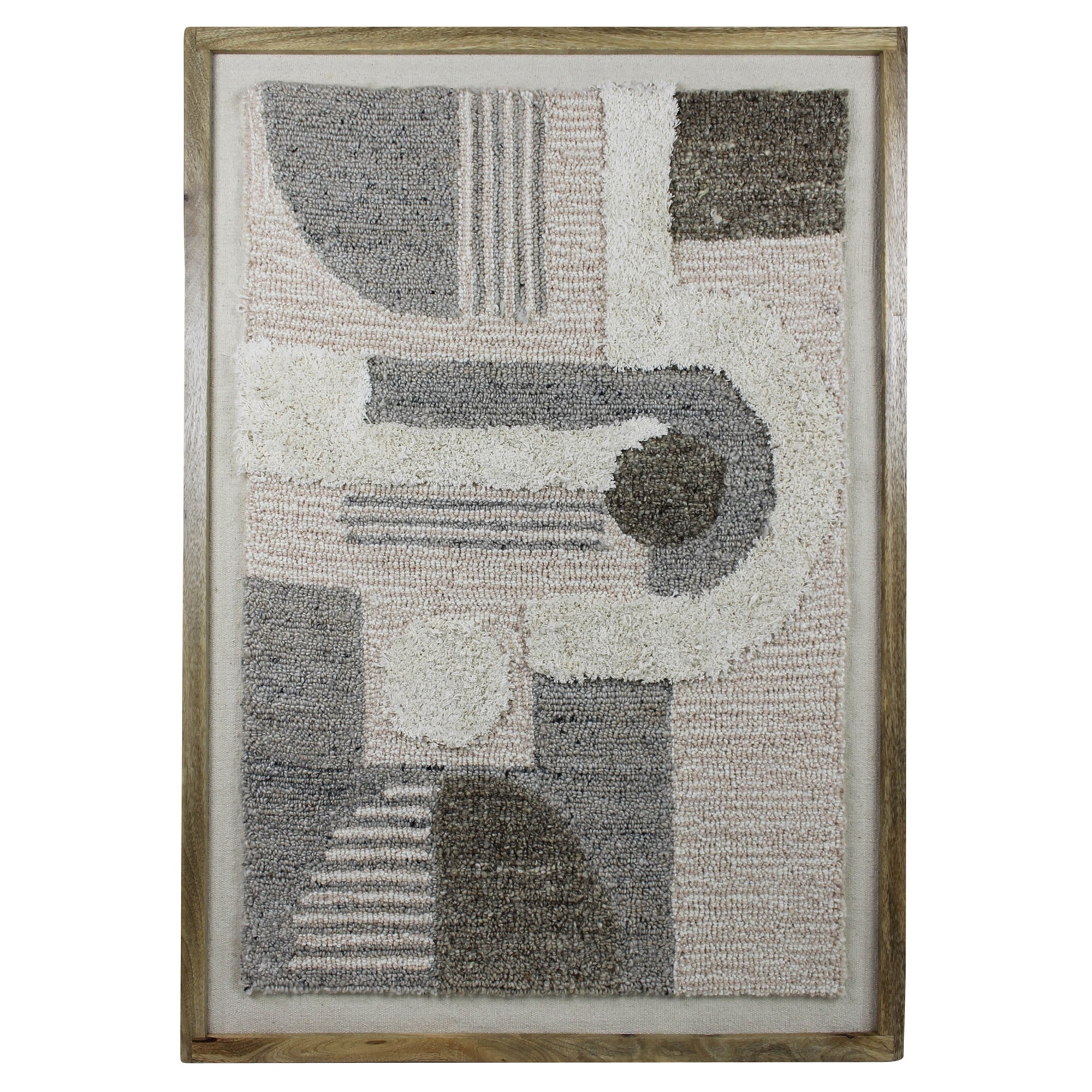 Tufted Wool Wall Hanging, Maza