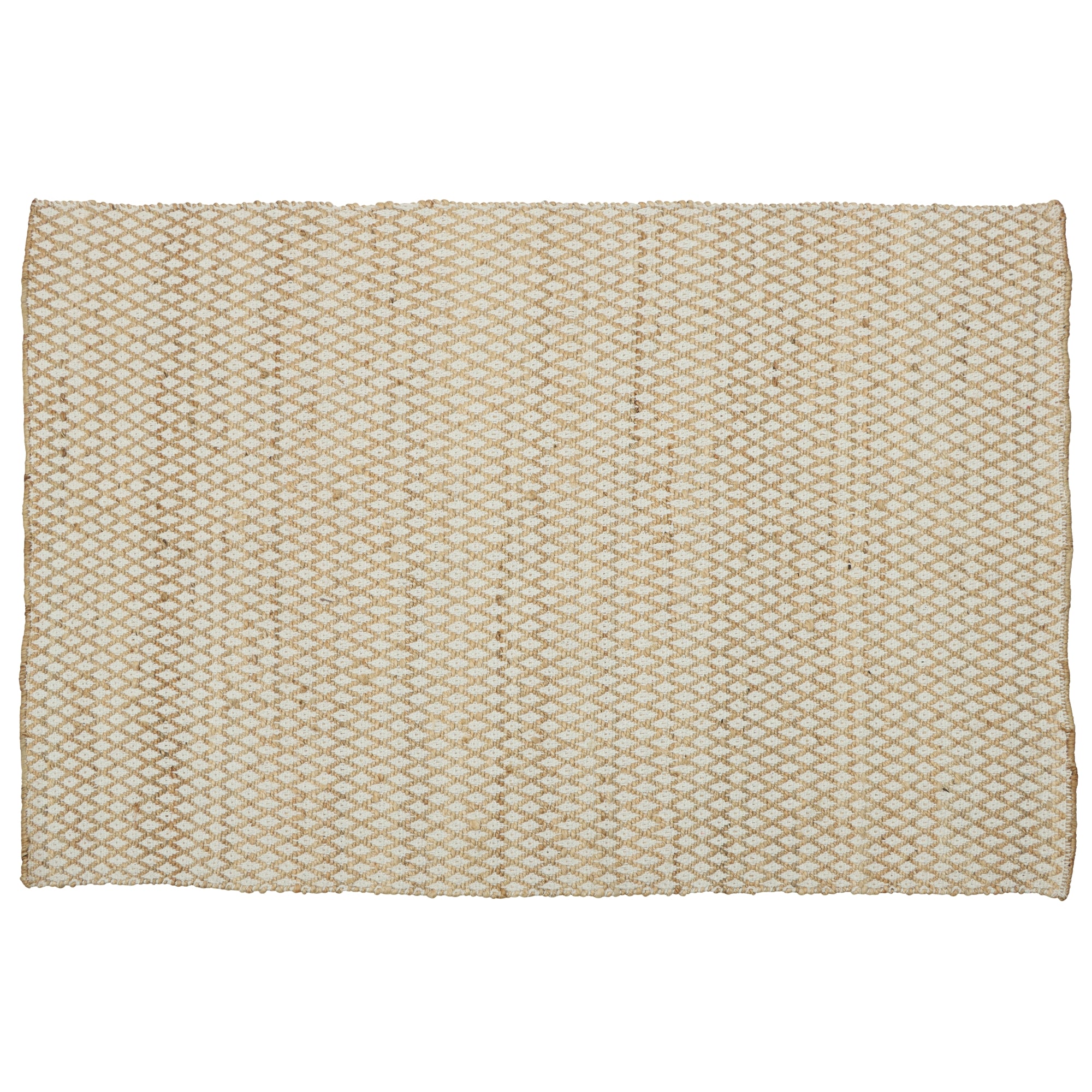 Casia Hemp & Cotton Rug, Lattice 5x7
