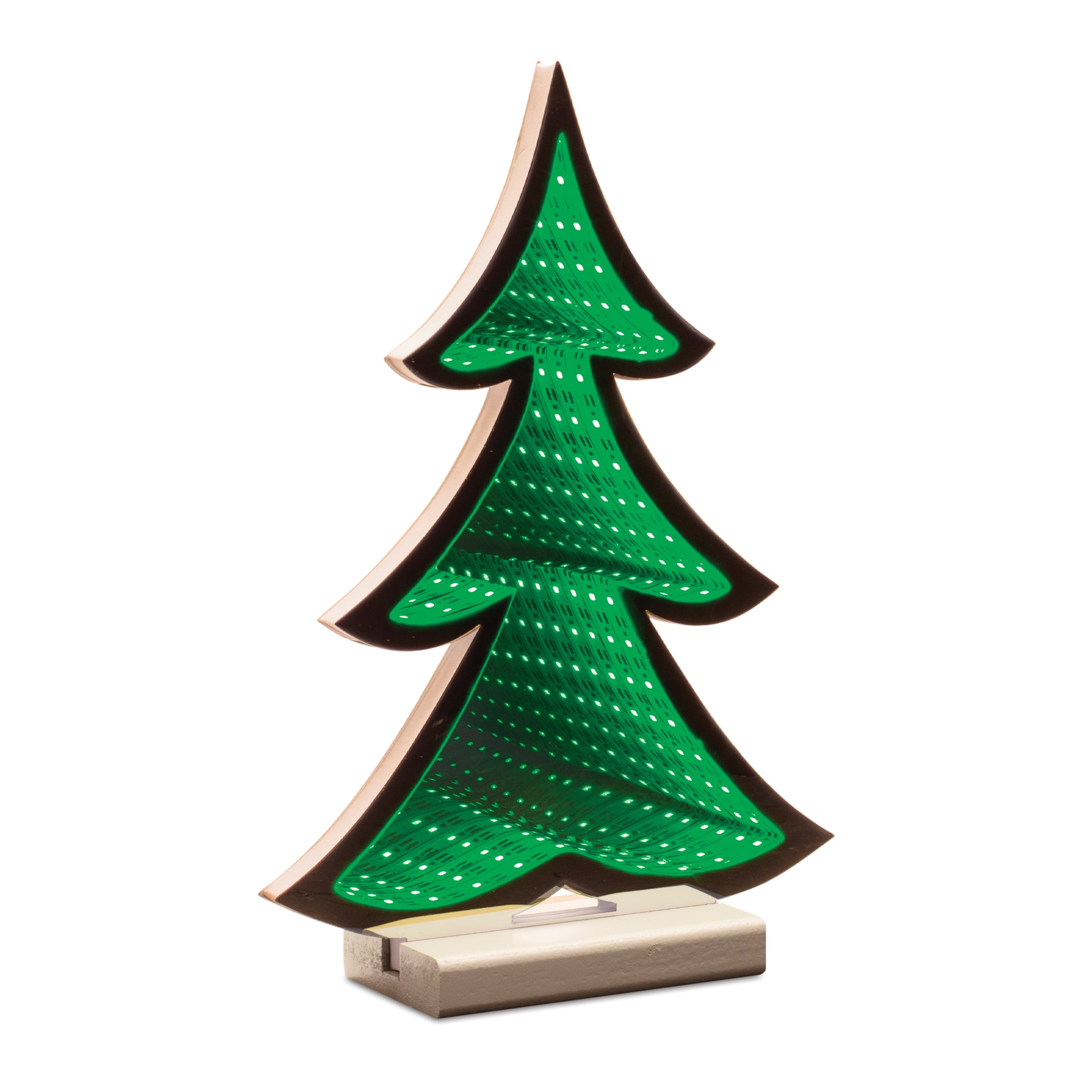 Tree Infinity Light 11.75”H Acrylic 3AA Batteries Not Included/USB Cord Included