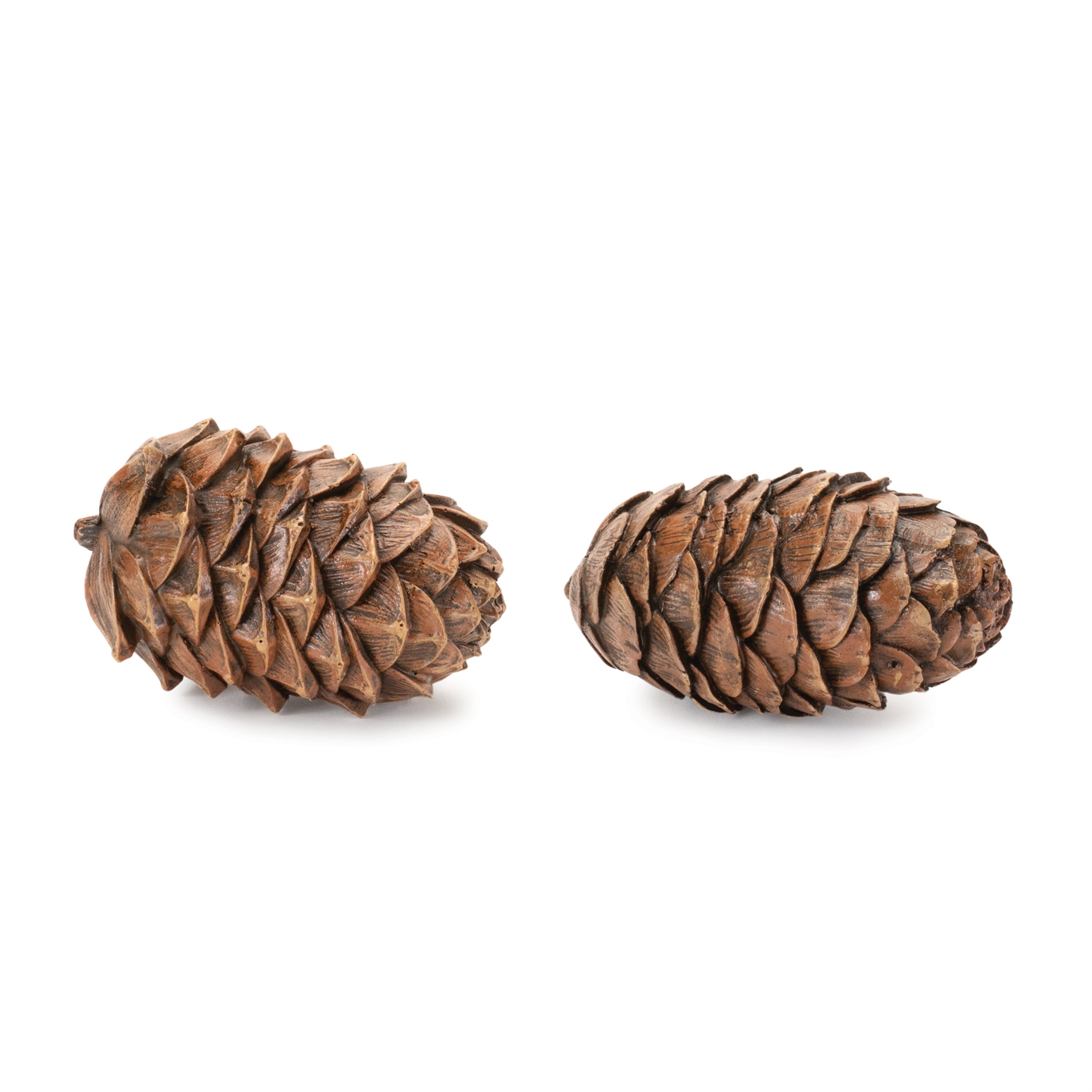 Pine Cone (2 Asst) 3.5”L Resin