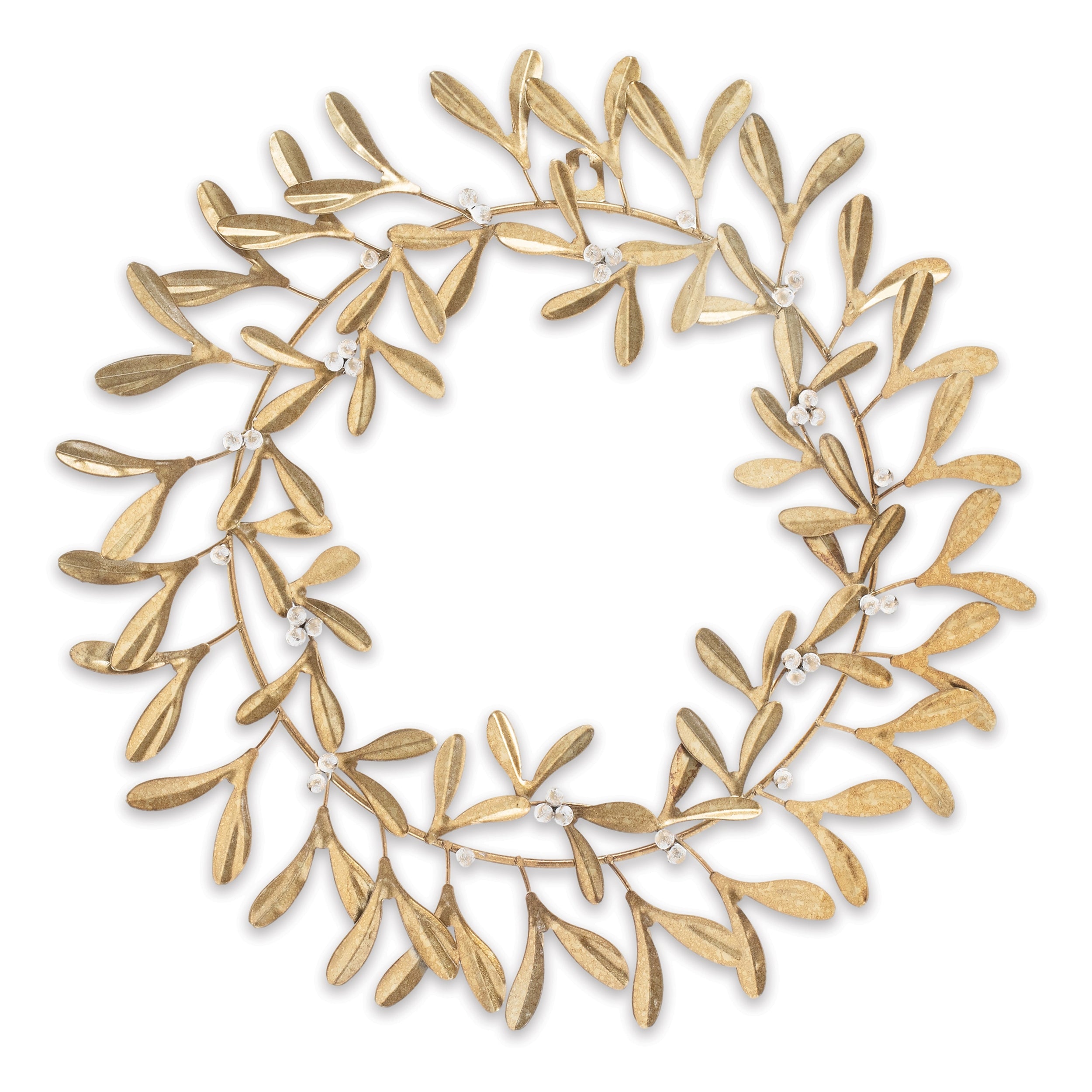 Mistletoe Wreath 16”D Metal