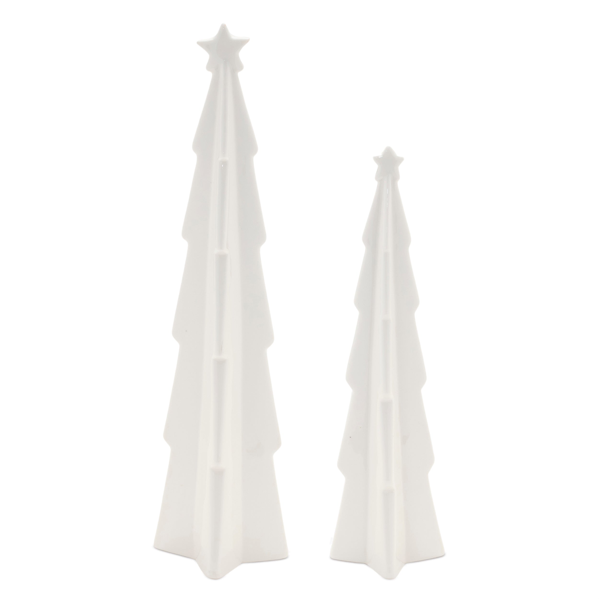 Tree (Set of 2) 11.5"H, 14.5"H Ceramic