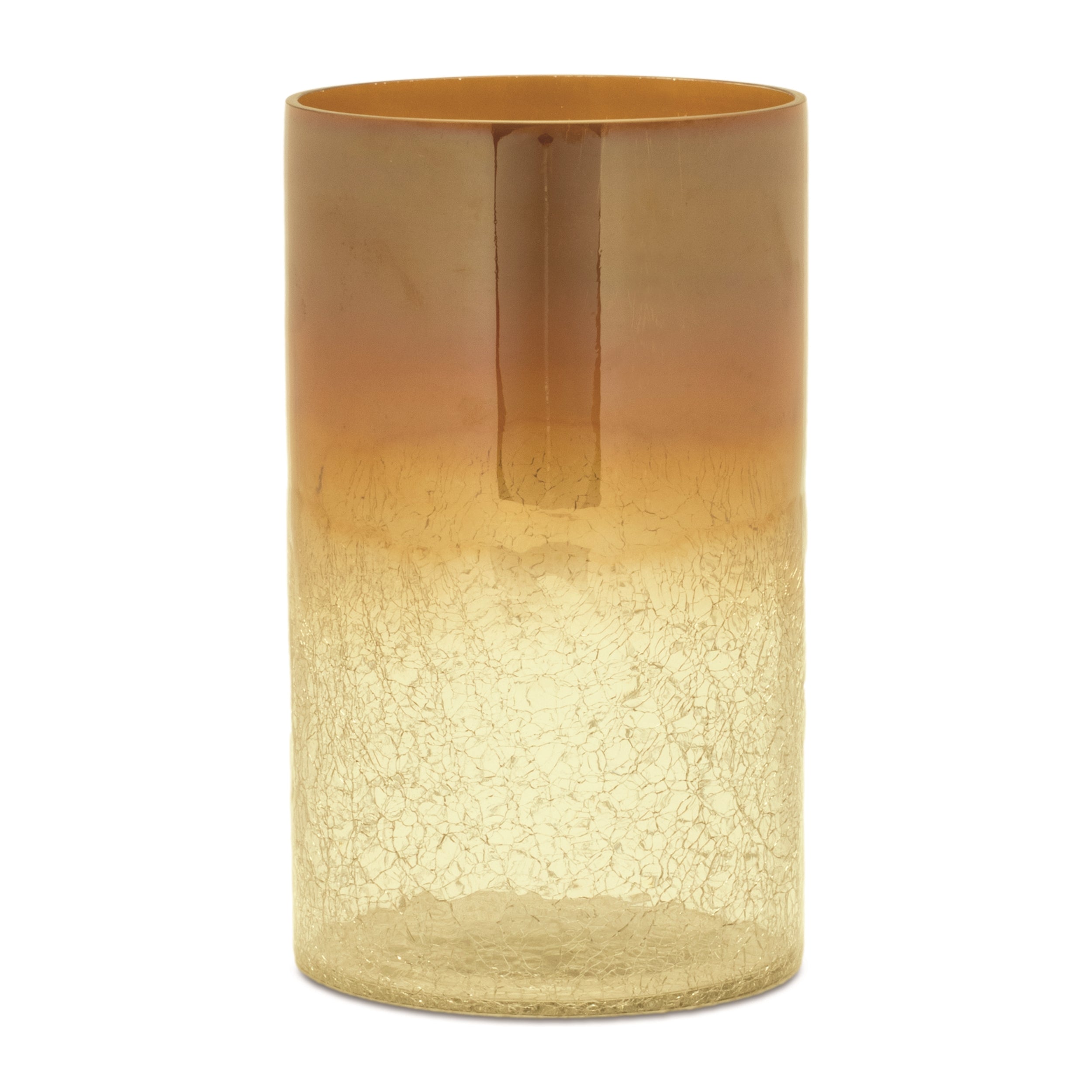 Candle Holder 7.5”H Glass