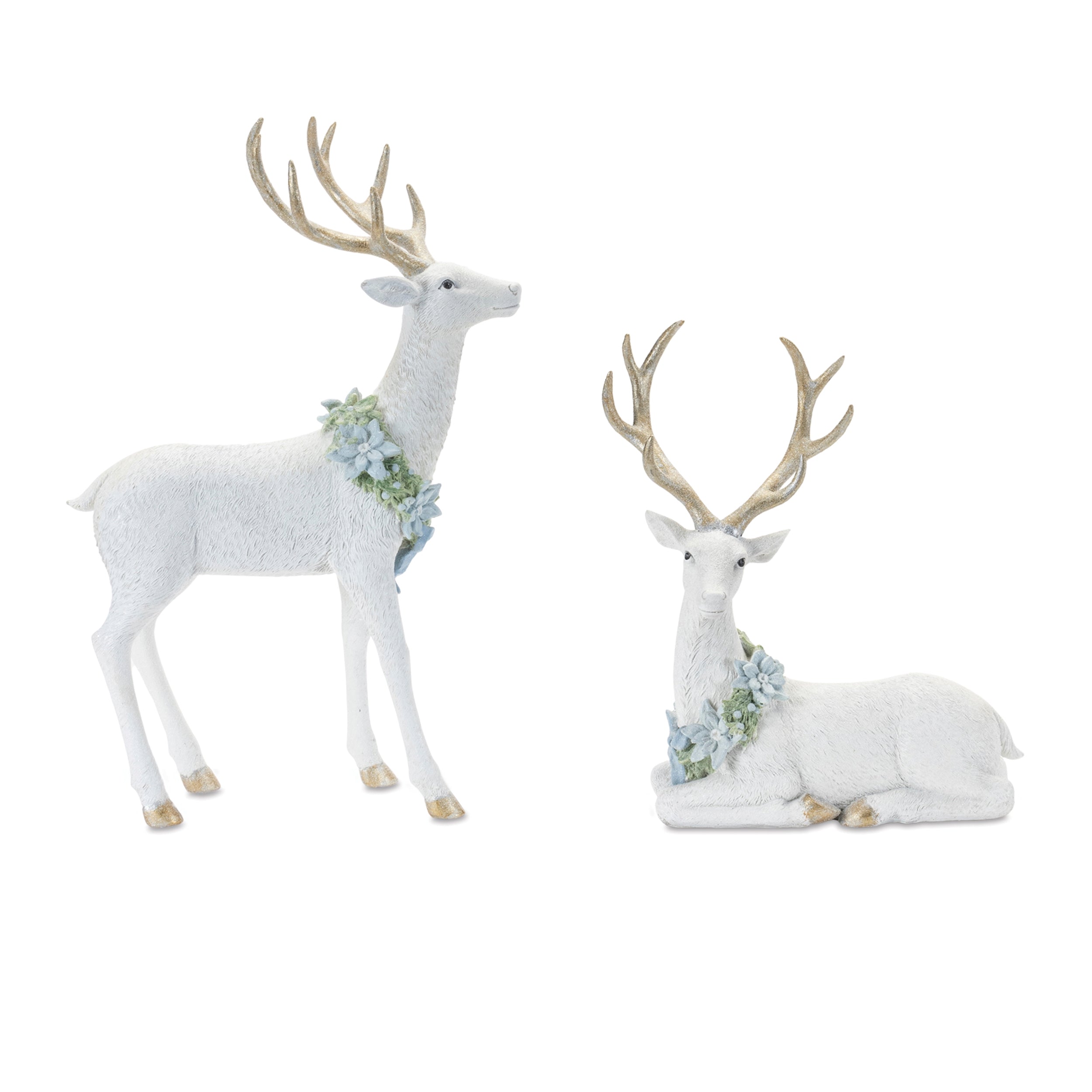 Deer (2 Asst) 12"H, 16.5"H Resin
