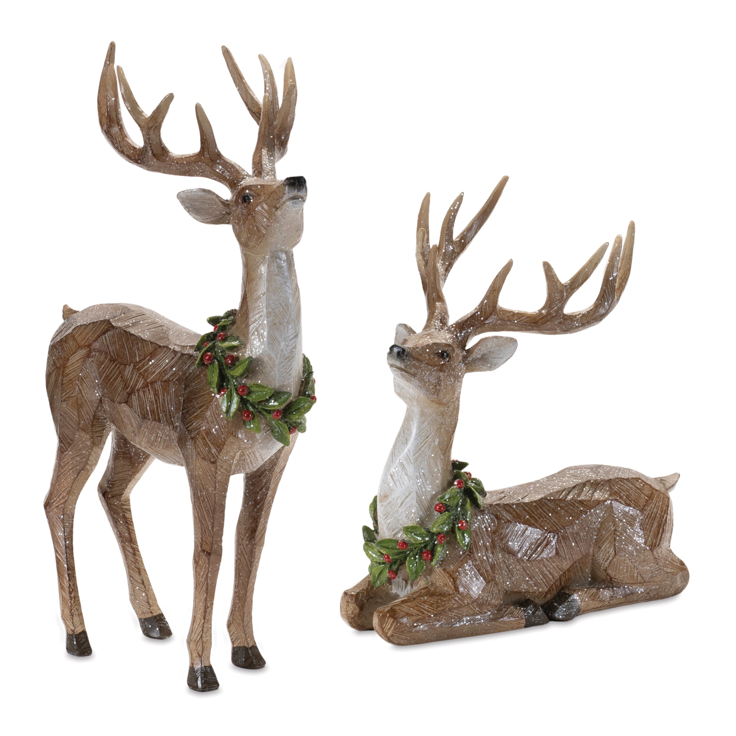 Deer (2 Asst) 11"H, 16"H Resin