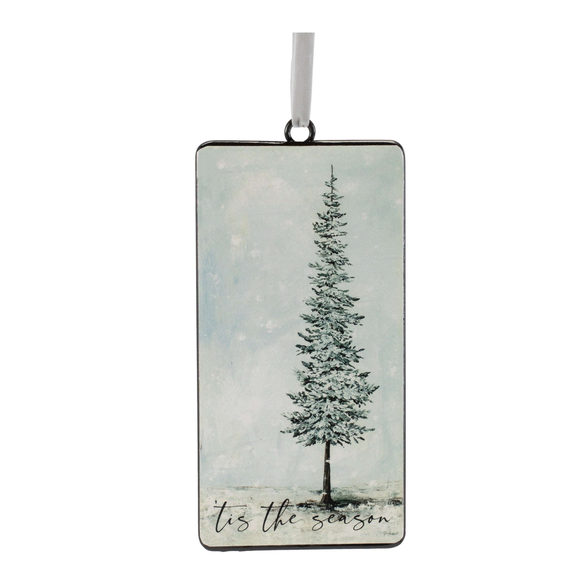 tis the Season Ornament 8.5”H Iron