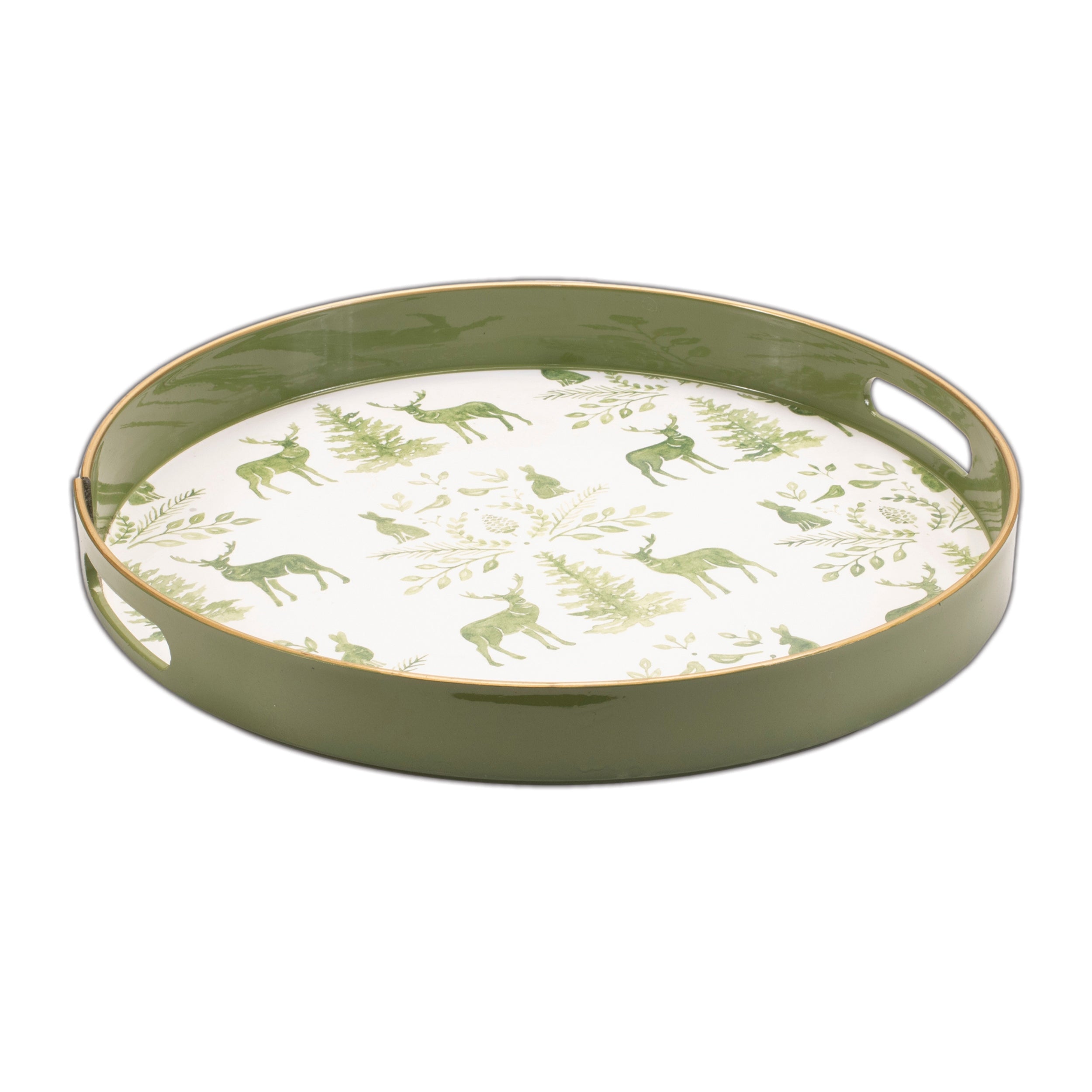 Round Tray 13.5"D x 1.5"H Plastic
