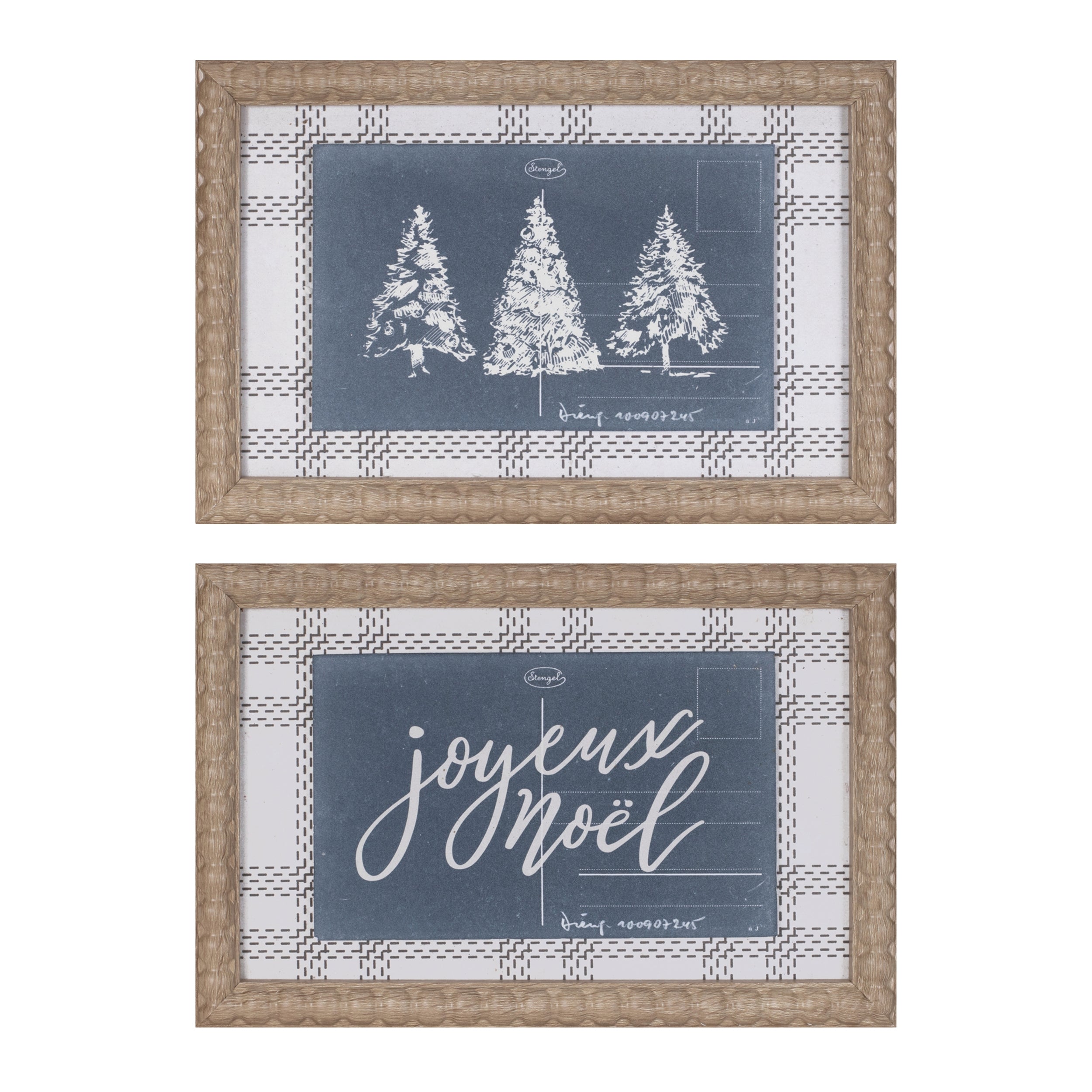 Holiday Frame (2 Asst) 12"L x 8"H /Paper