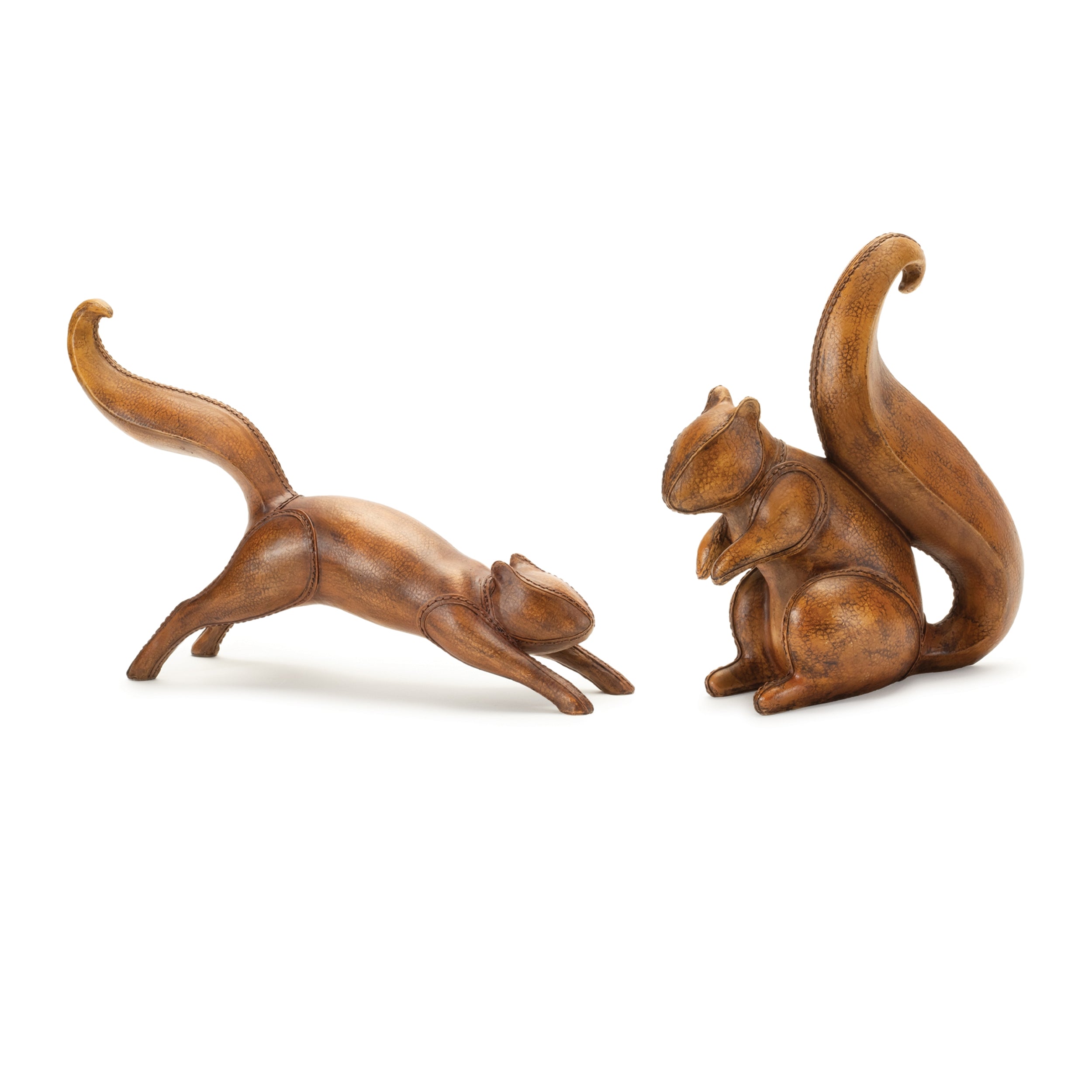Squirrel (2 Asst) 8"L x 10"H, 15.5"L x 10"H Resin