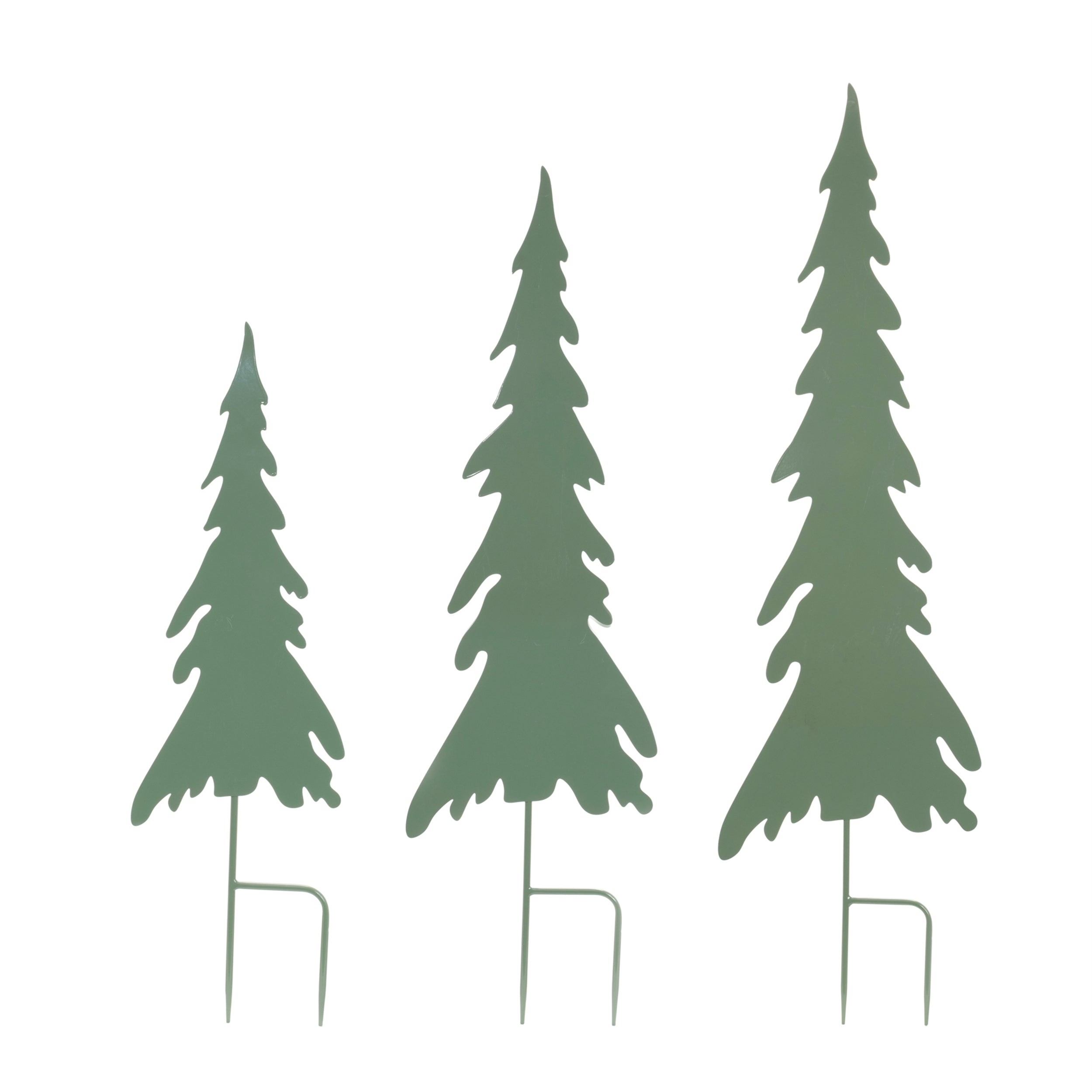 Tree Stake (Set of 3) 23.5"H, 29.5"H, 36"H Iron