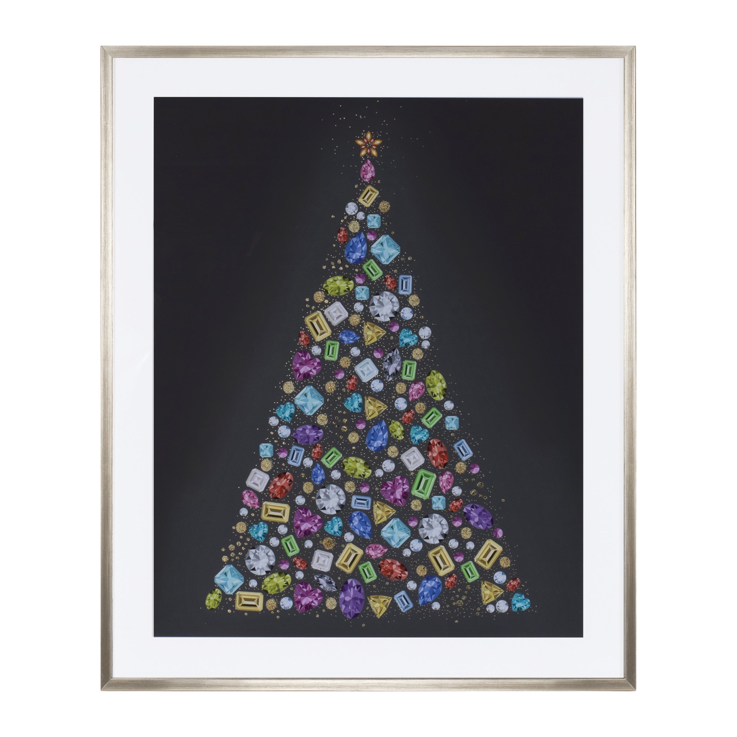 Jewel Tree Frame 19.5"L x 23.5"H /Paper/Glass