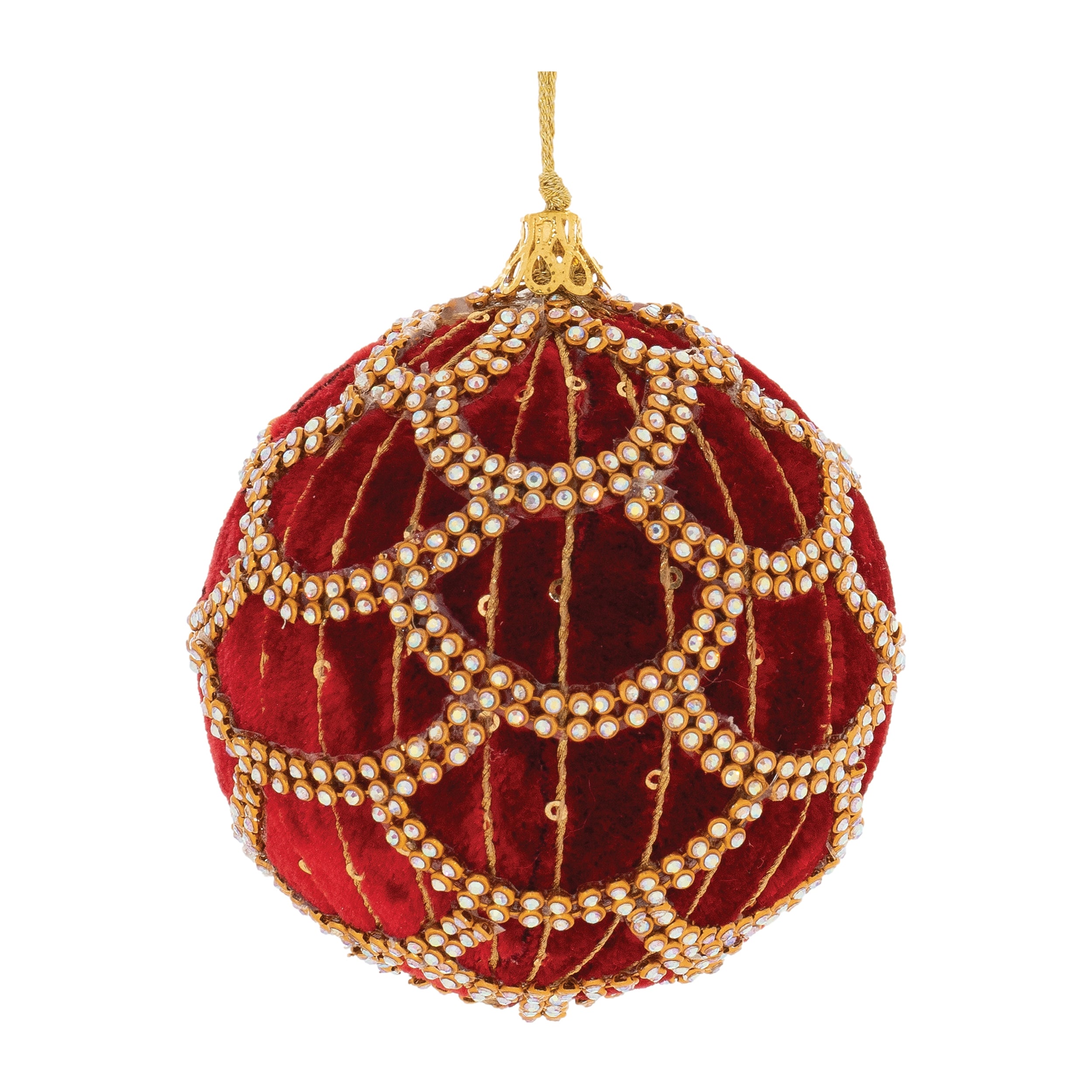 Ball Ornament 4”D /Polyester