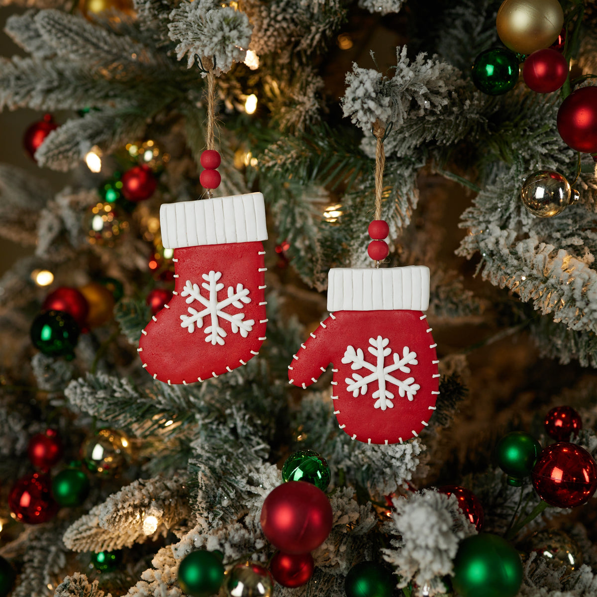 Mitten & Stocking Ornaments – Set of 12