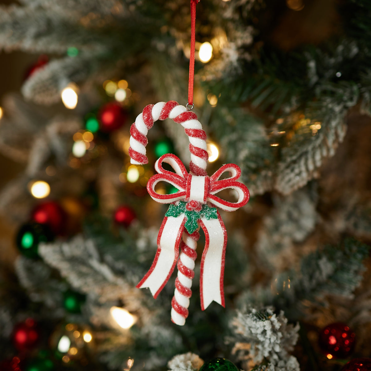 Candy Cane Ornaments – Set of 12