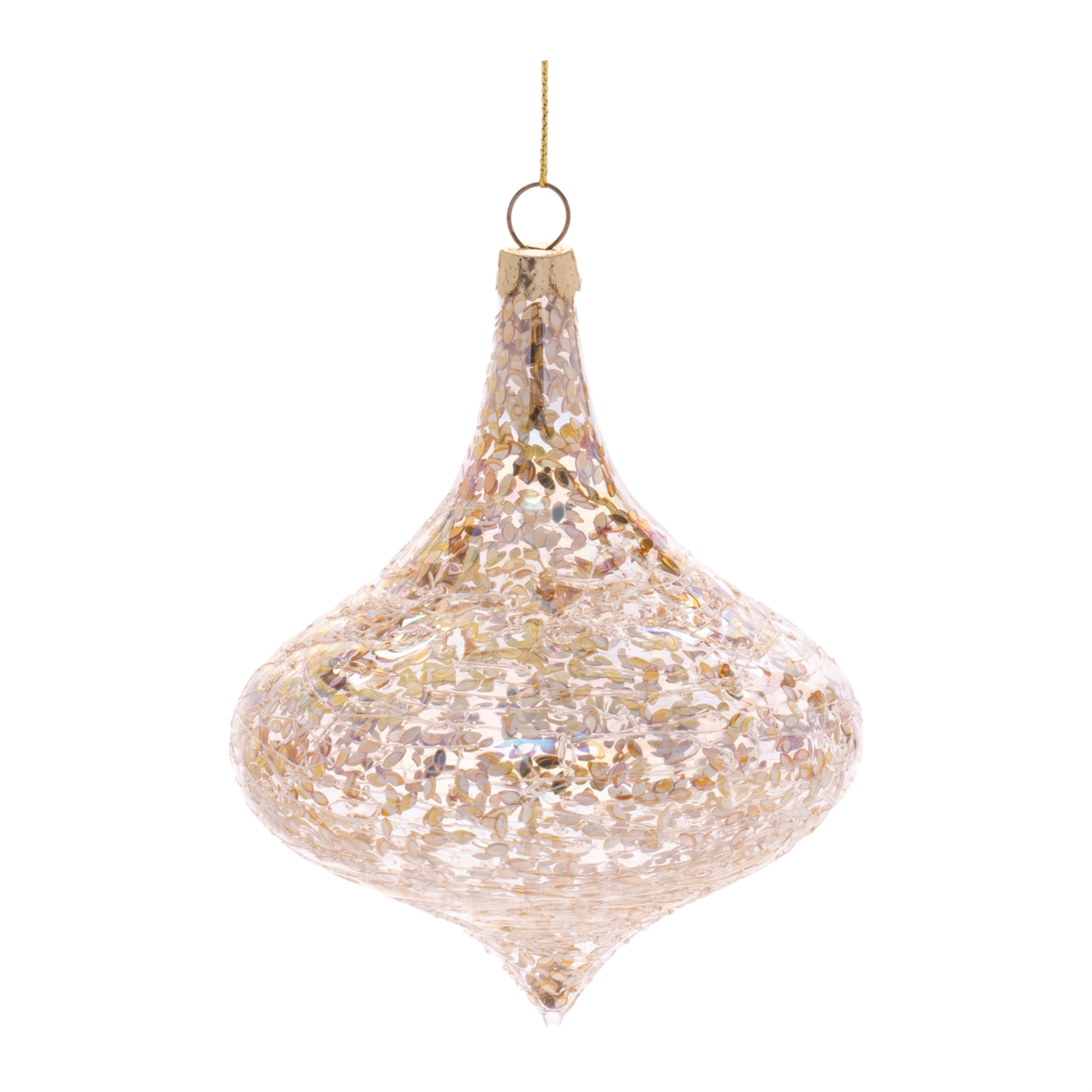 Ornament 5”H Glass