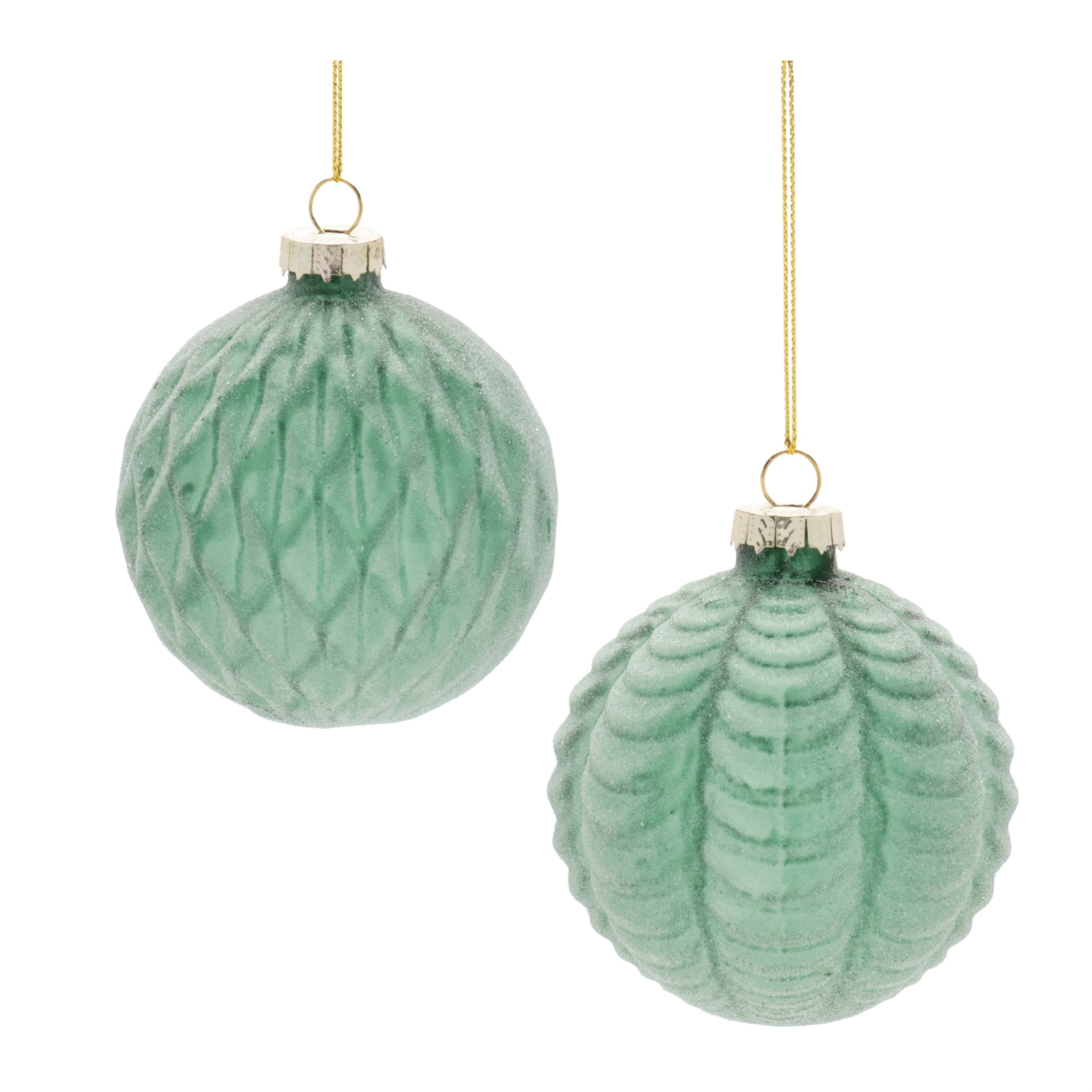 Ball Ornament (Set of 12) 3"D Glass