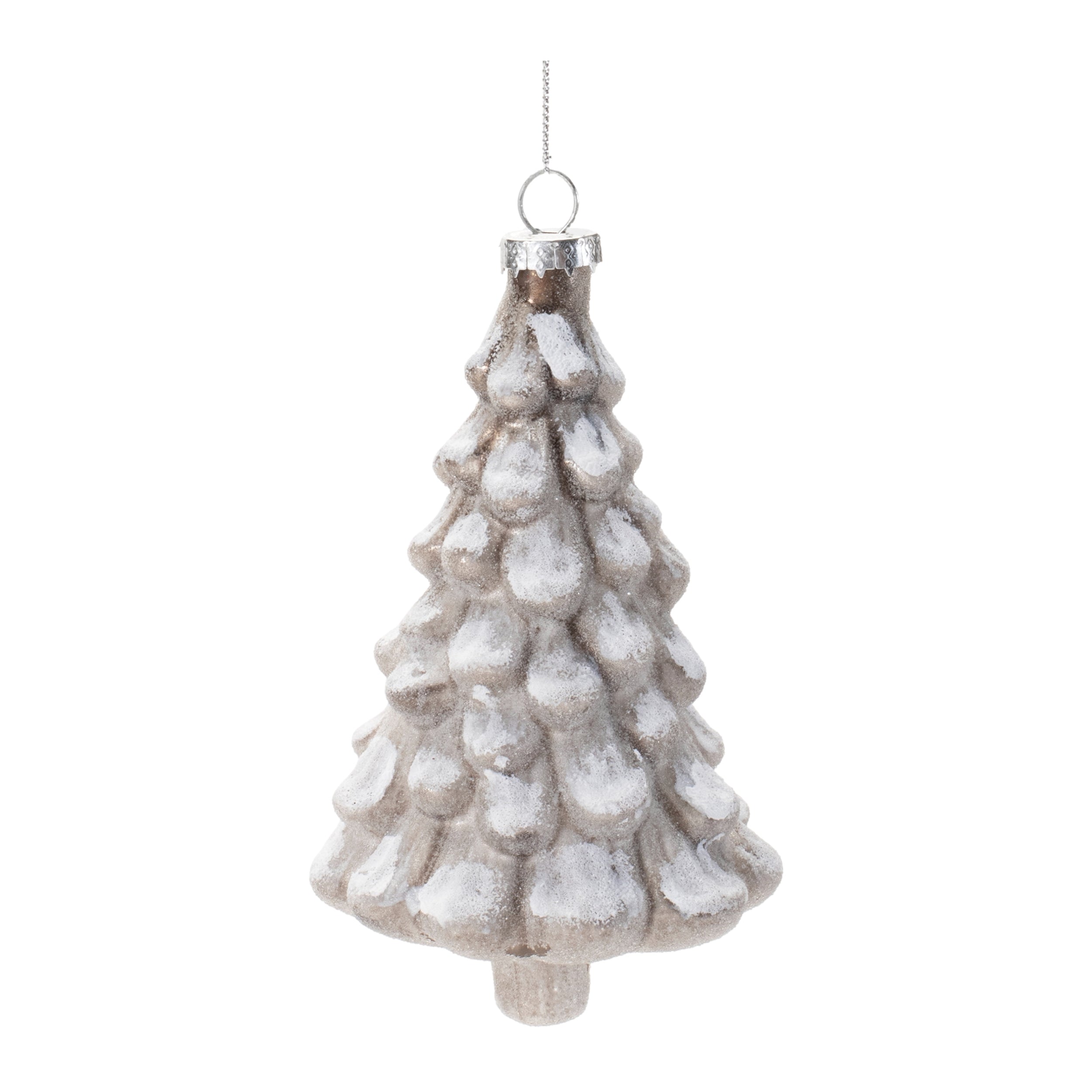 Tree Ornament 5”H Glass