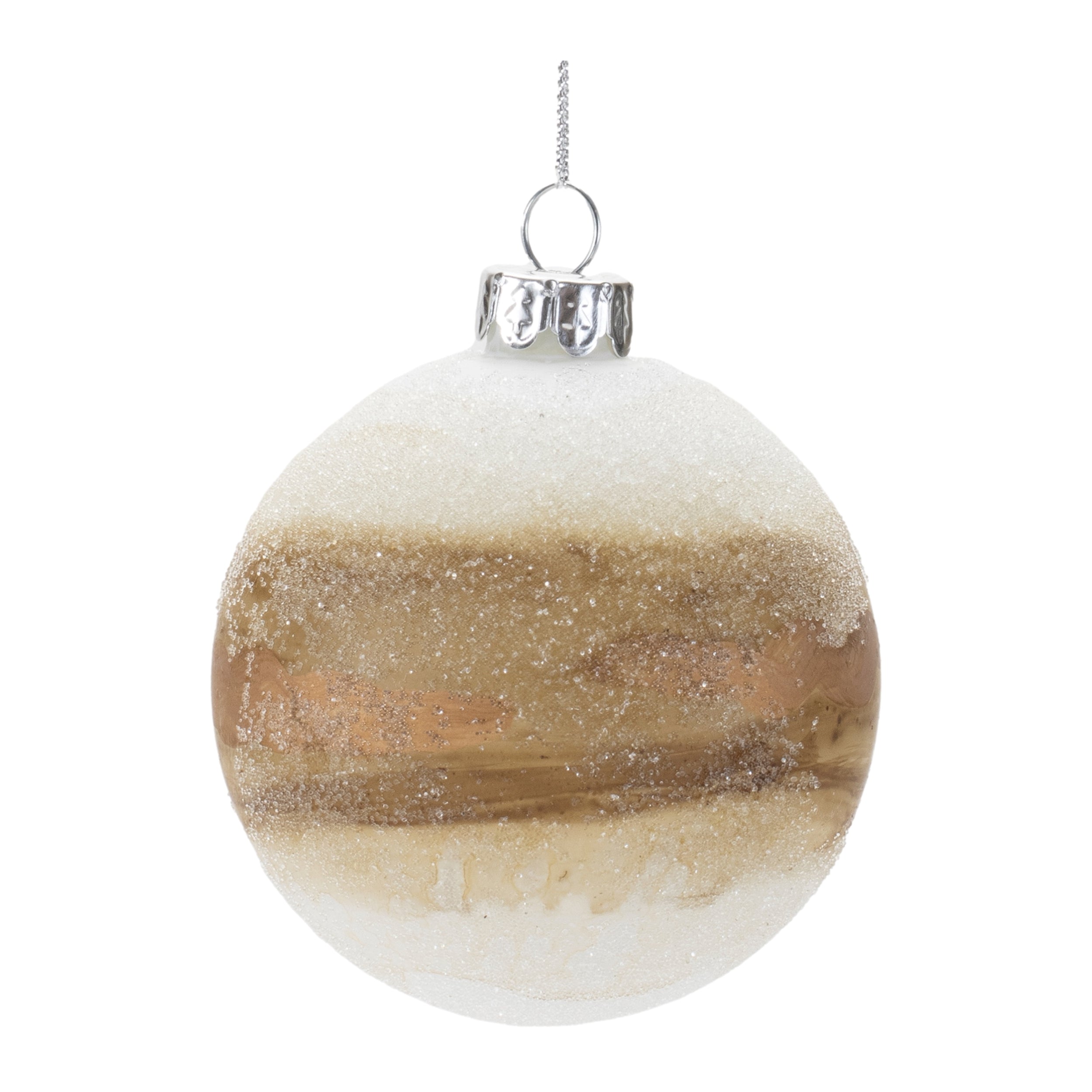 Ball Ornament 3”D Glass
