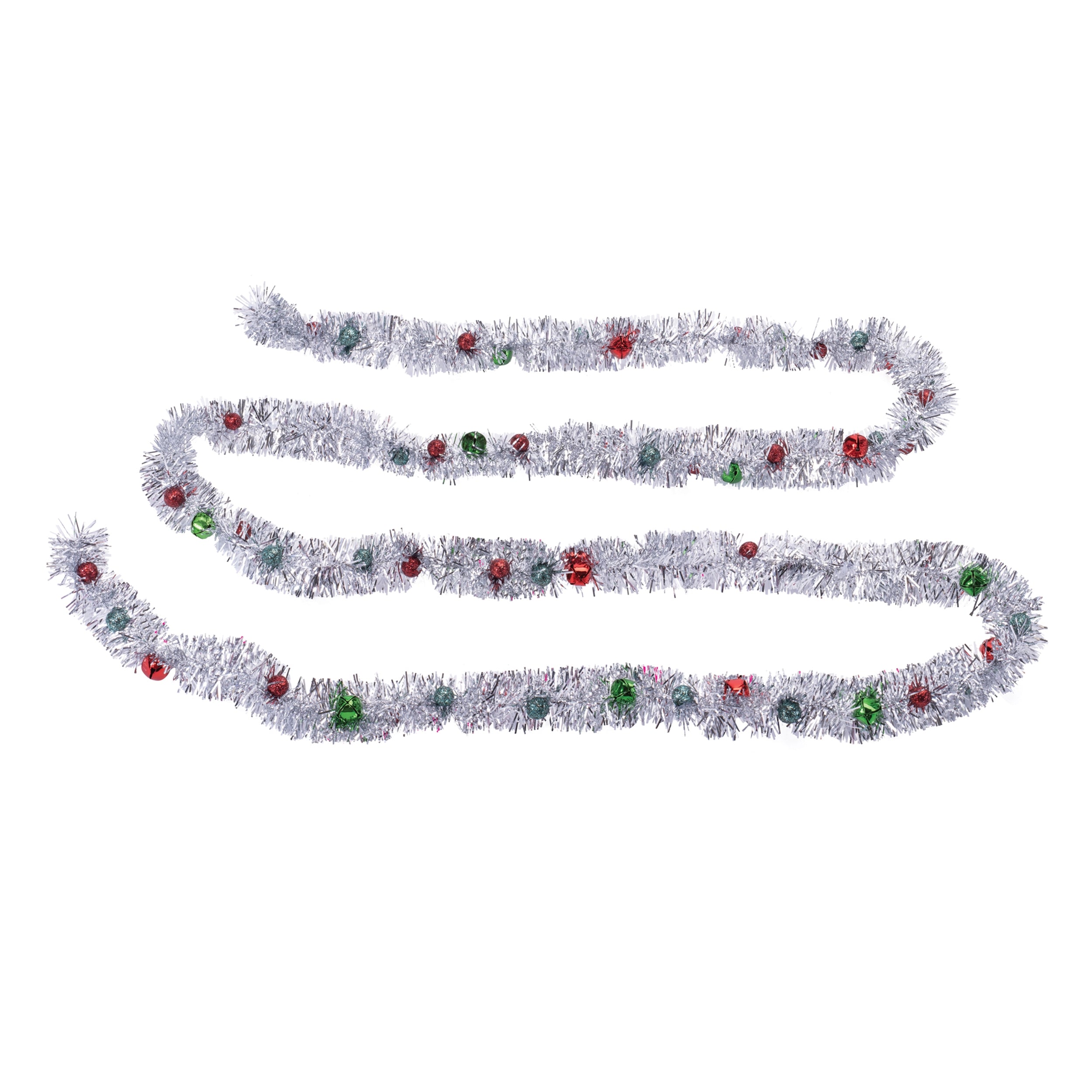 Tinsel and Bell Garland 6'L