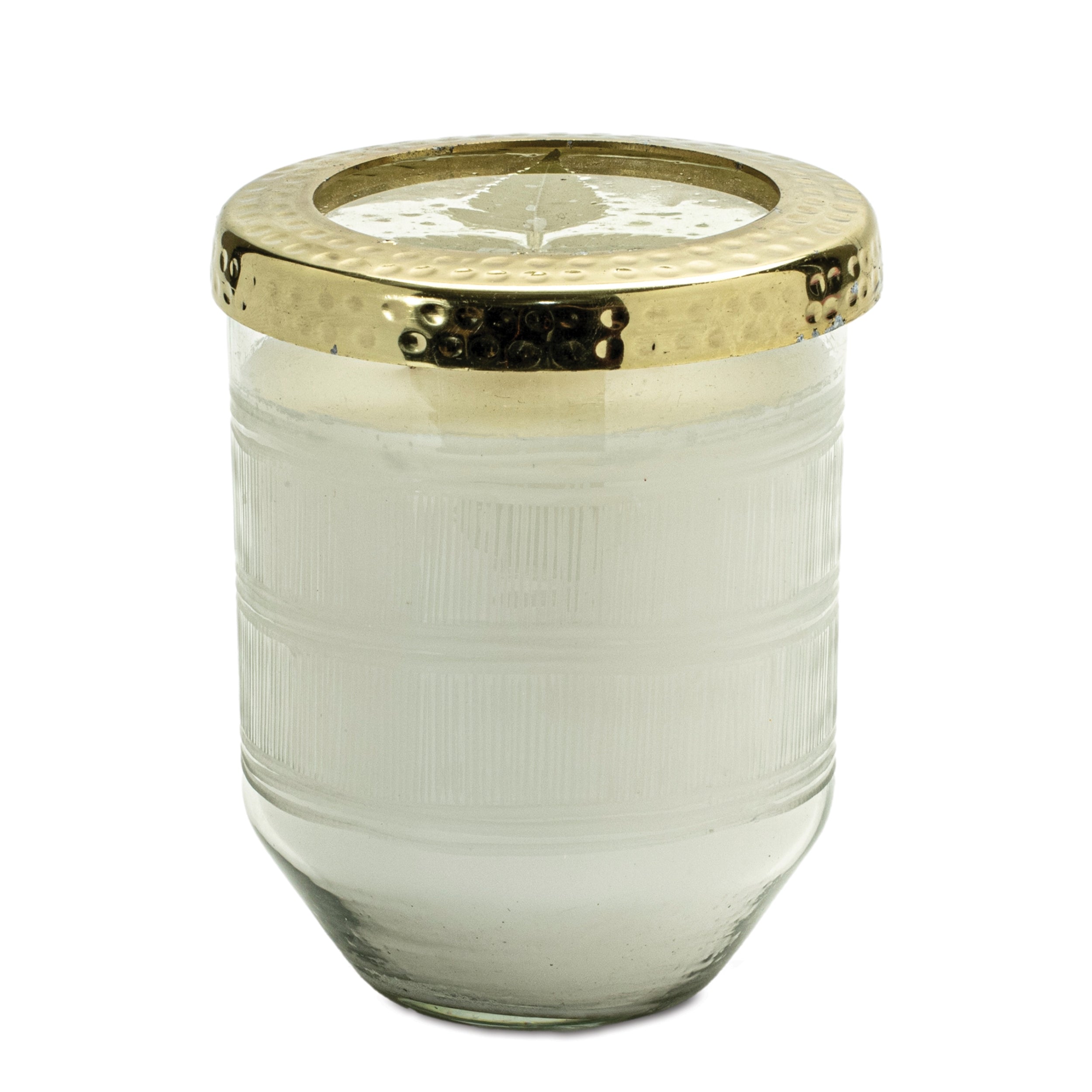 Candle in Glass 4"D x 5"H Glass/Paraffin/Soy