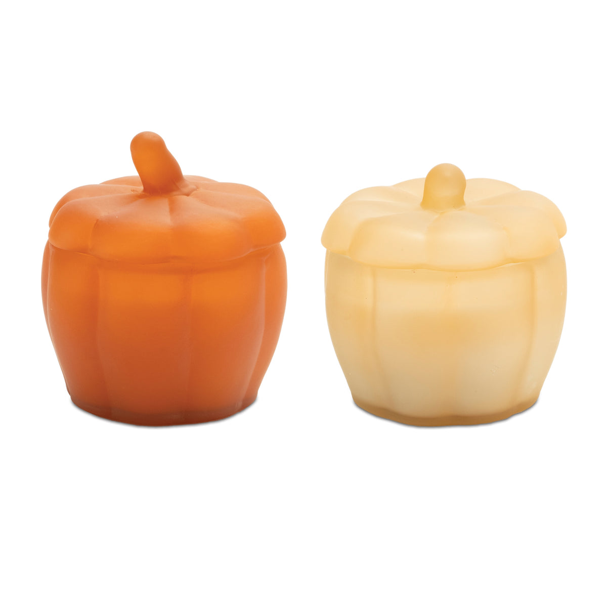 Pumpkin Chai Glass Candle (S/2)