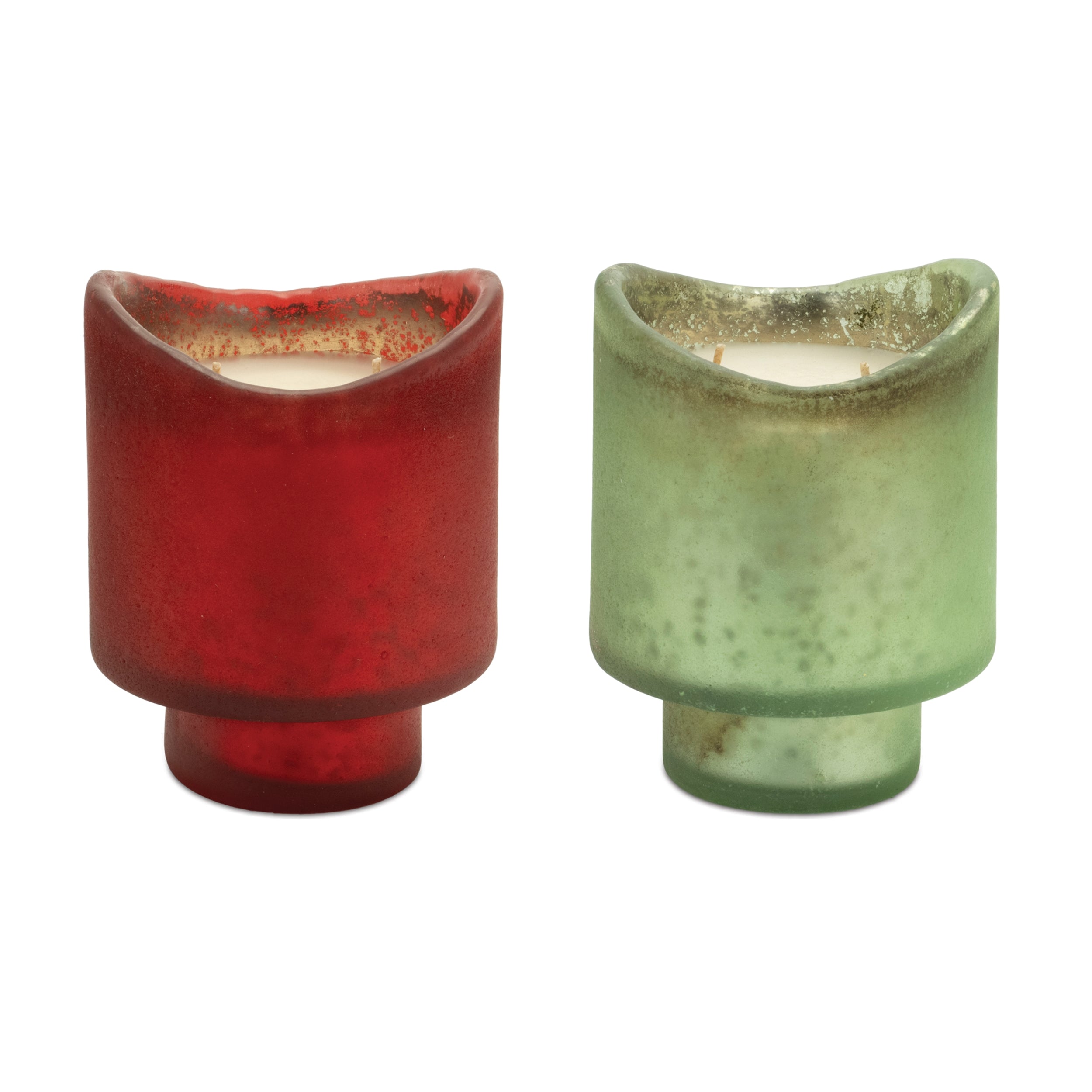 Candle in Glass (2 Asst) 4"D x 5"H Glass/Paraffin/Soy