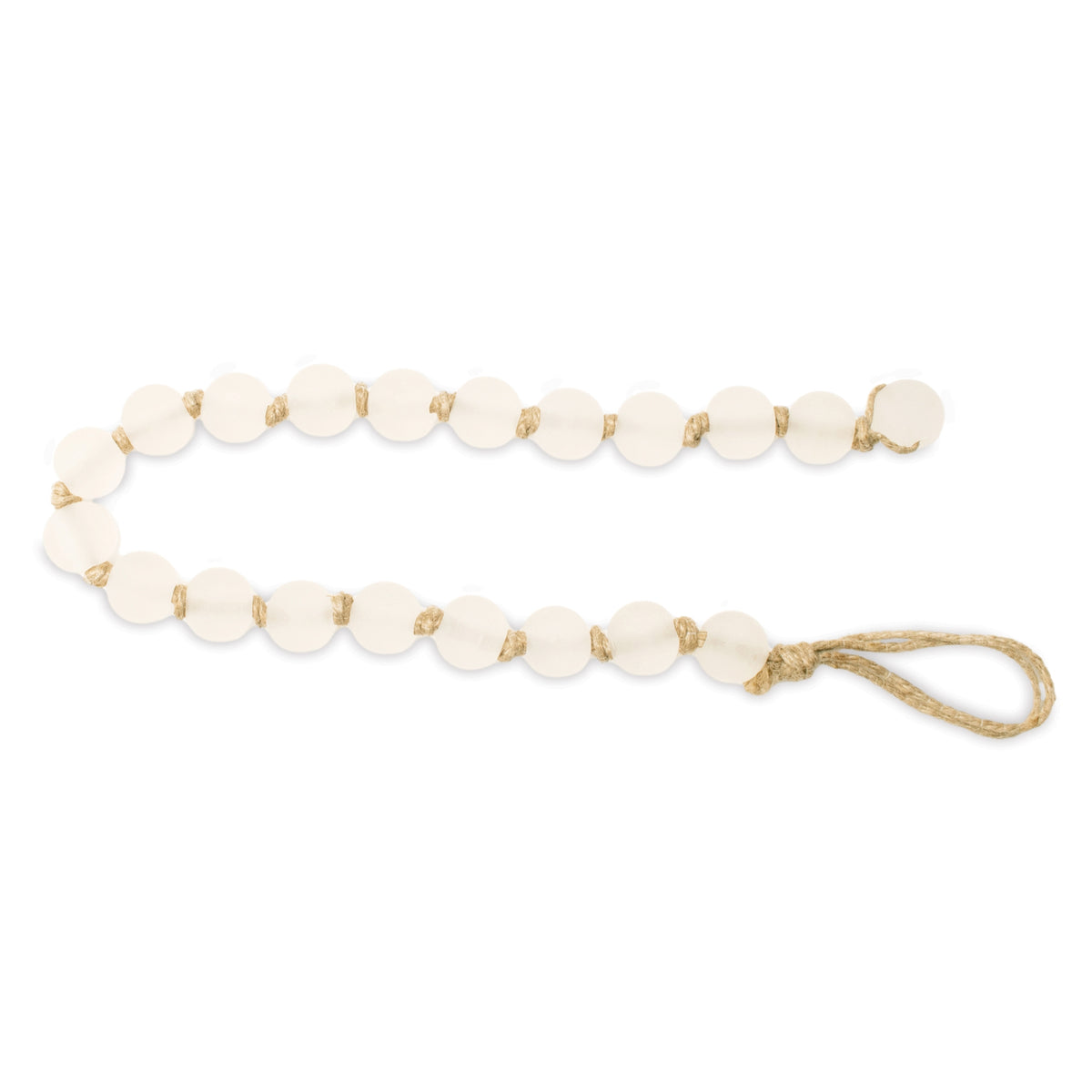 Frosted Glass Bead Garland (S/2)