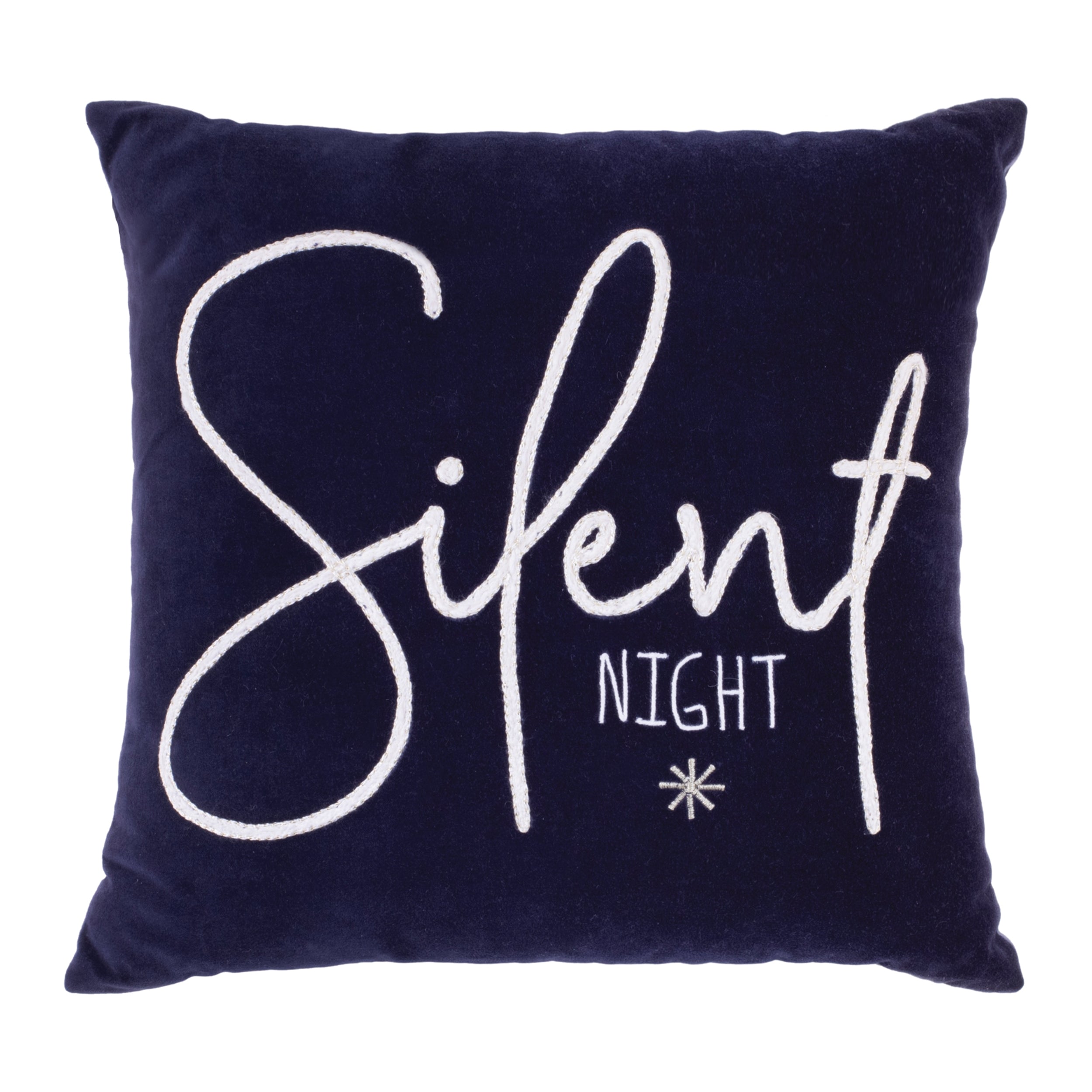 Silent Night Pillow 18”SQ Cotton
