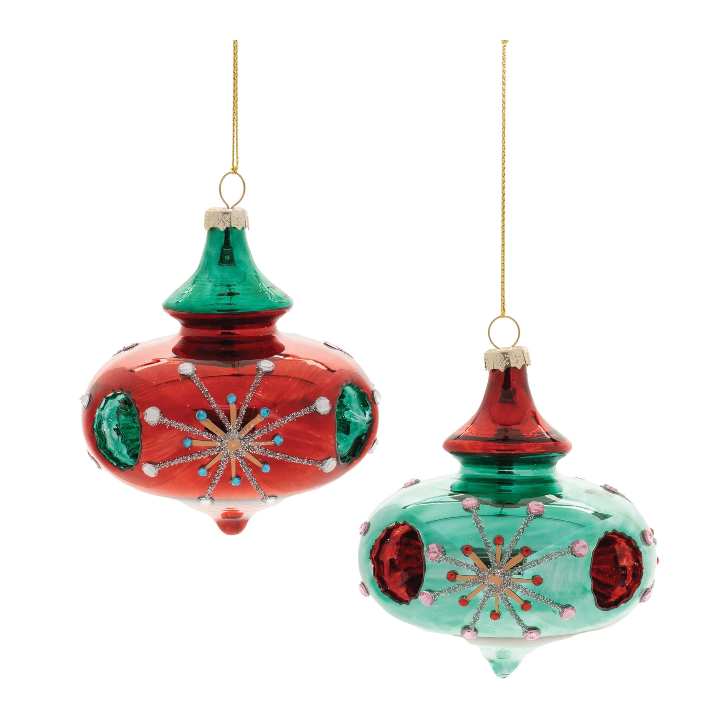 Reflector Ornament (Set of 6) 4"H Glass