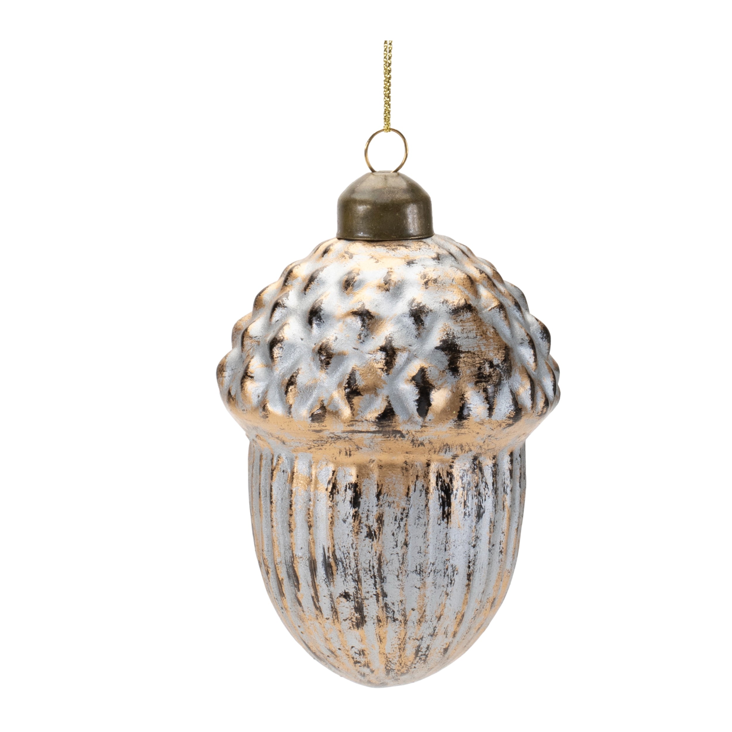 Acorn Ornament 4.5”H Glass