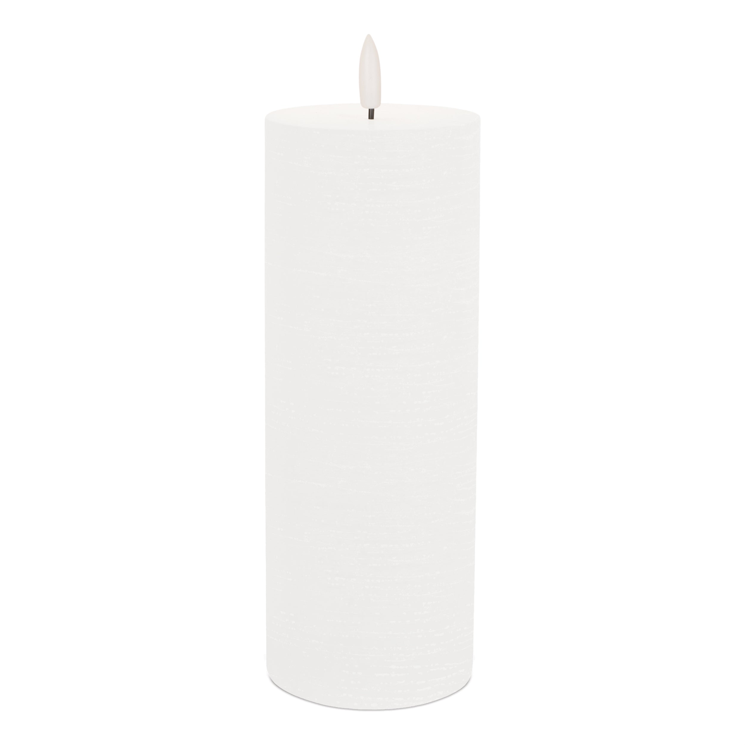 FIA Wick Candle WH 3"D x 8"H Wax/ 2 C Batteries Not Included