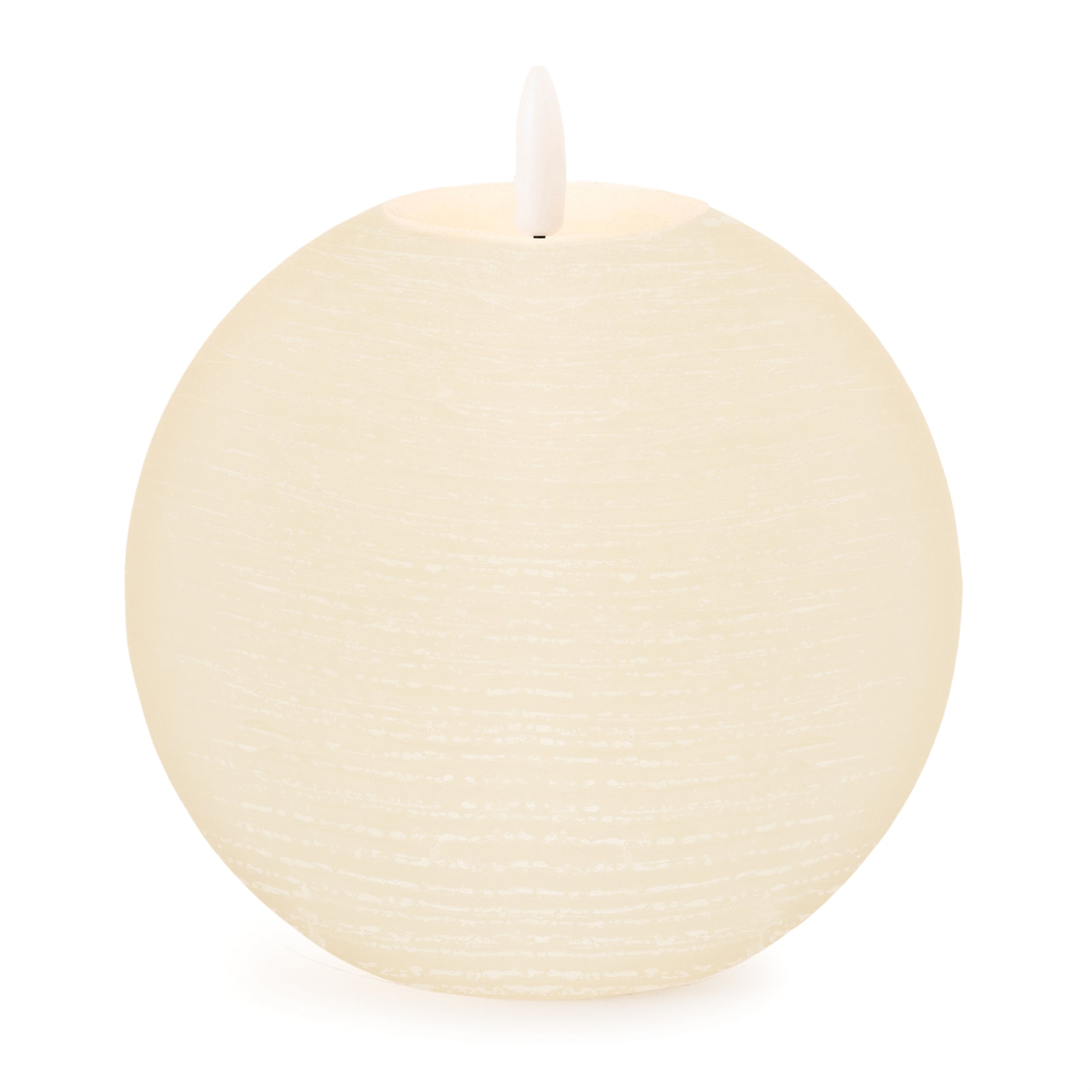 FIA Wick Candle Round CR 5”D Wax/ 2 AA Batteries Not Included