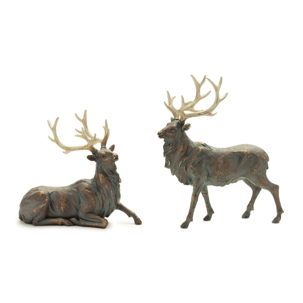 Elegant Resin Deer (S/2)
