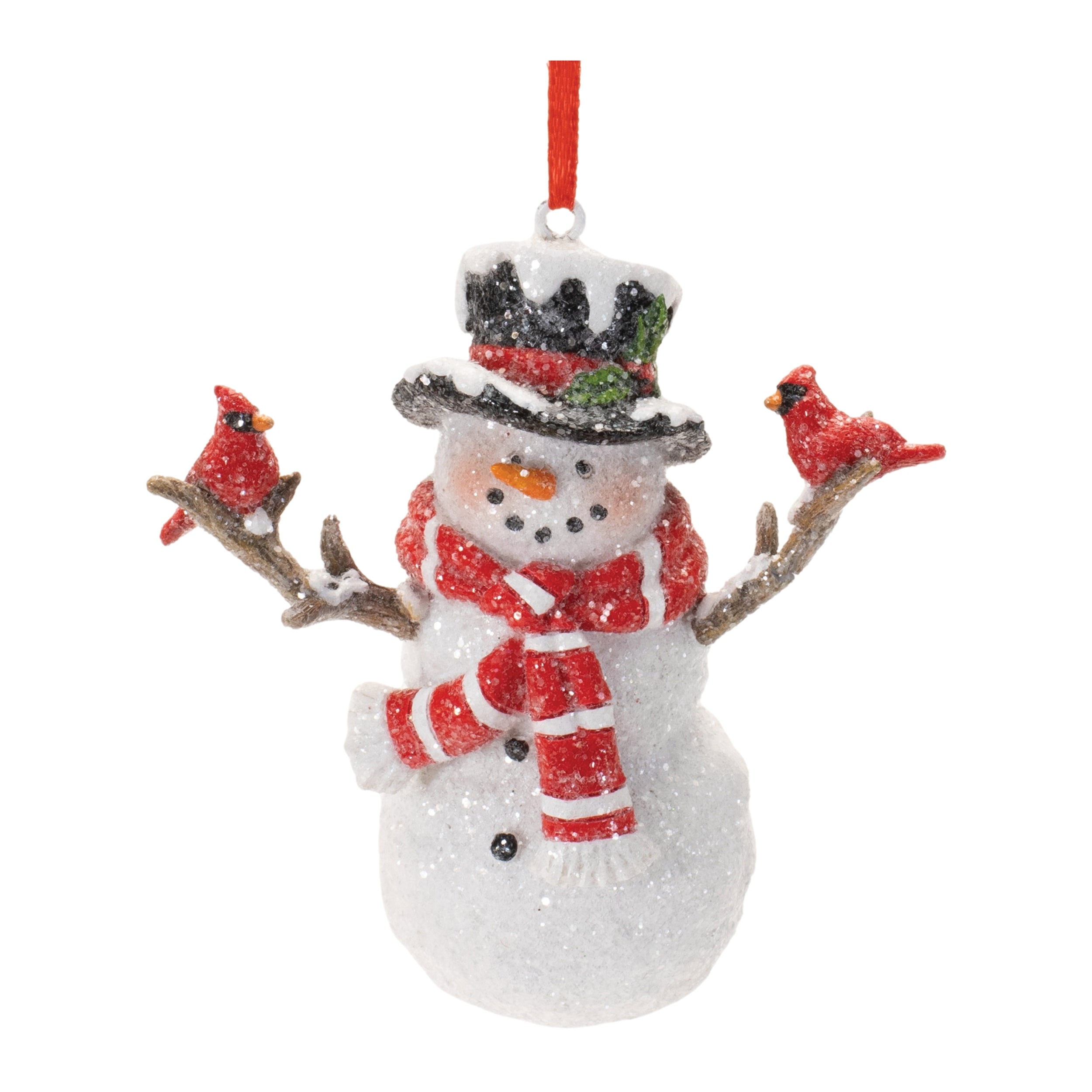 Snowman Ornament 3.5”H Resin