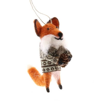 Felt Fox with Bundle