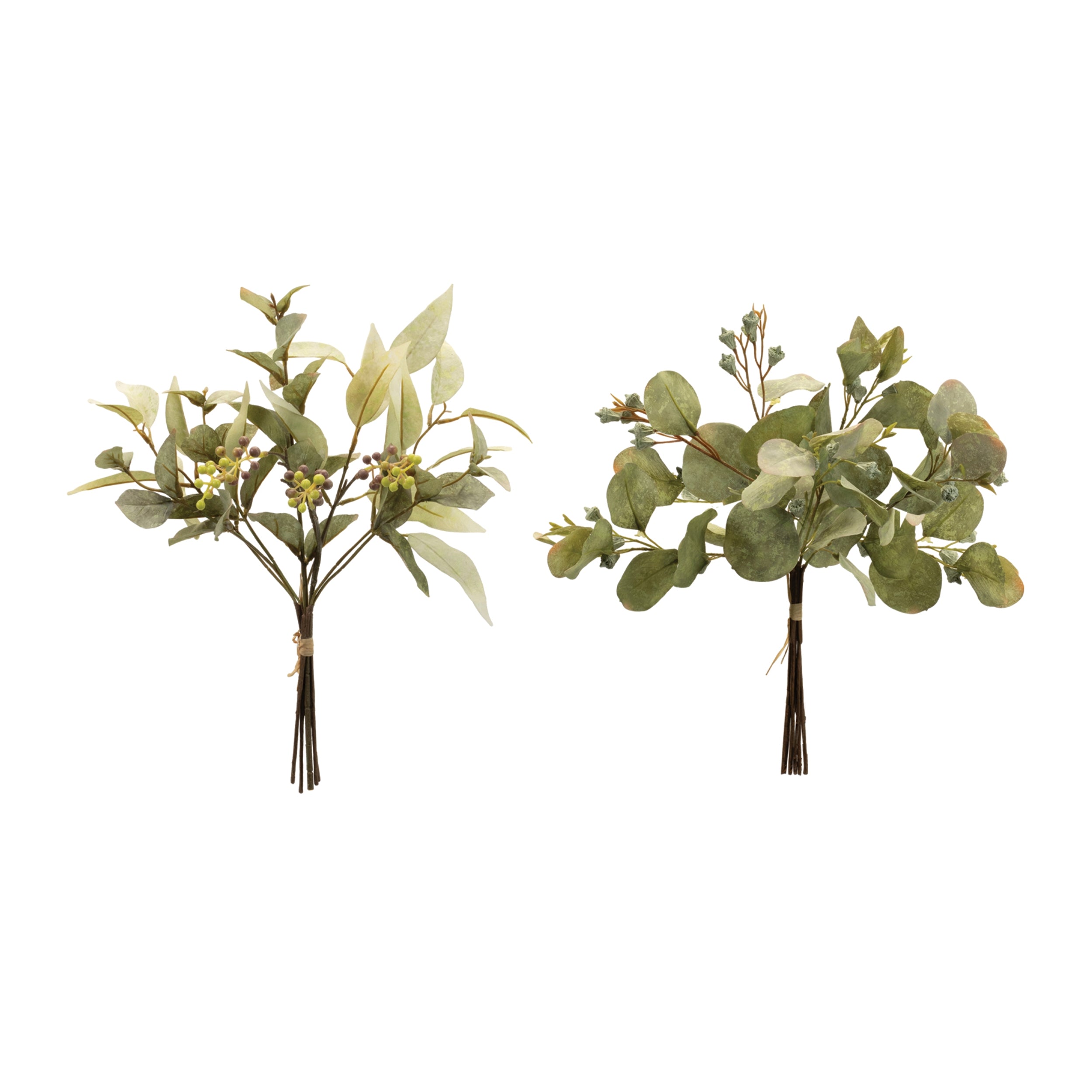 Leaf Bundle (2 Asst) 15"H, 16"H Polyester