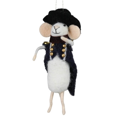 Napoleon Mouse Ornament, Felt