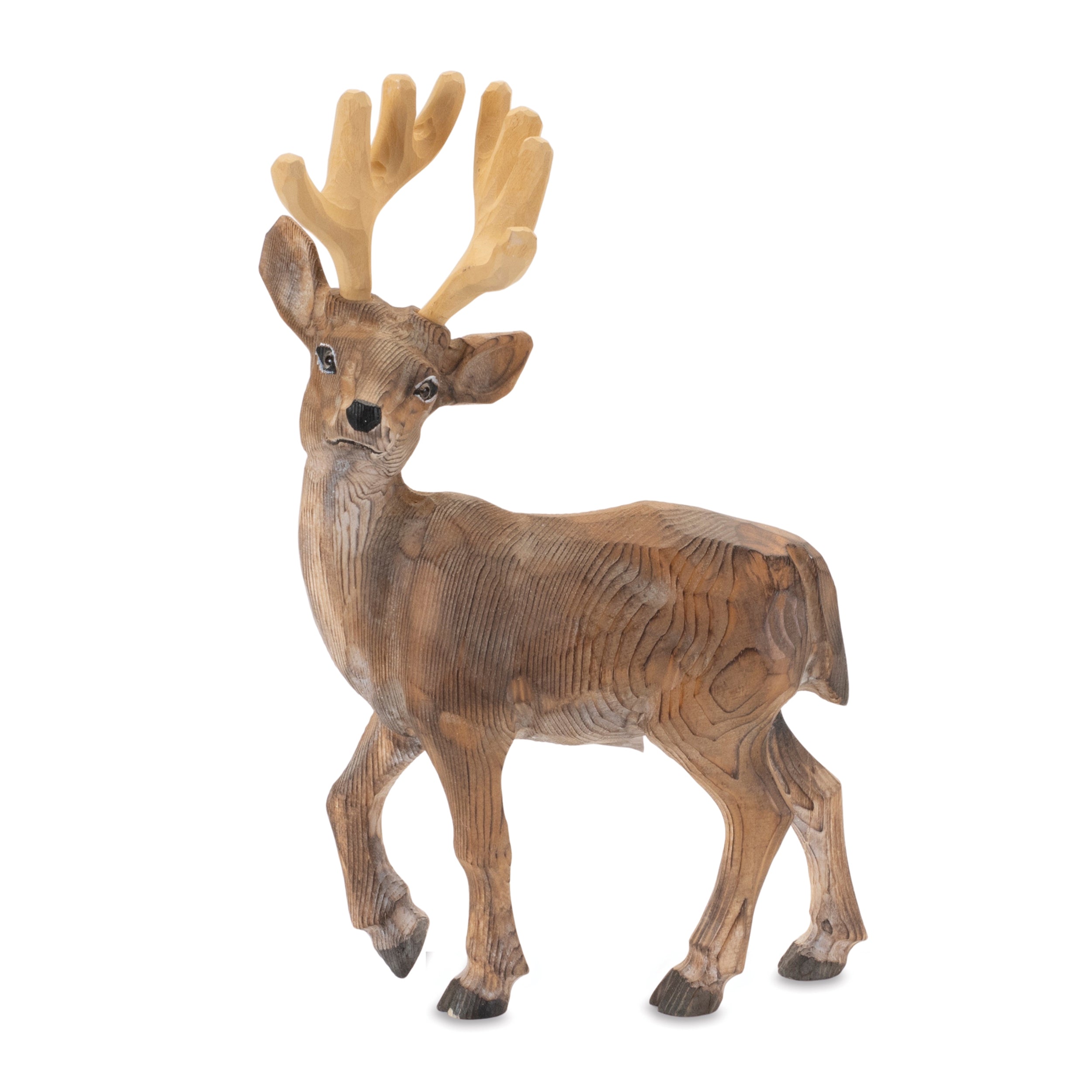 Deer 5.5"L x 7"H Wood