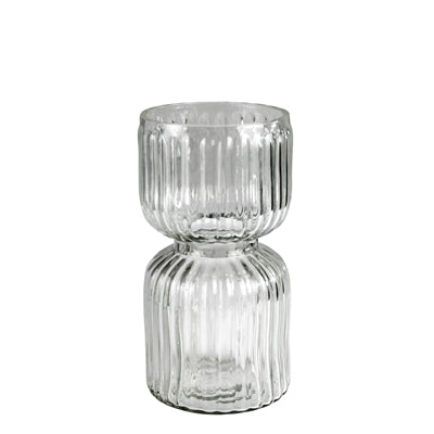 Ribbed Bulb Vase - Sm