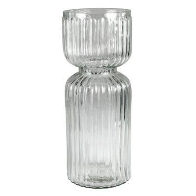 Ribbed Bulb Vase - Lrg