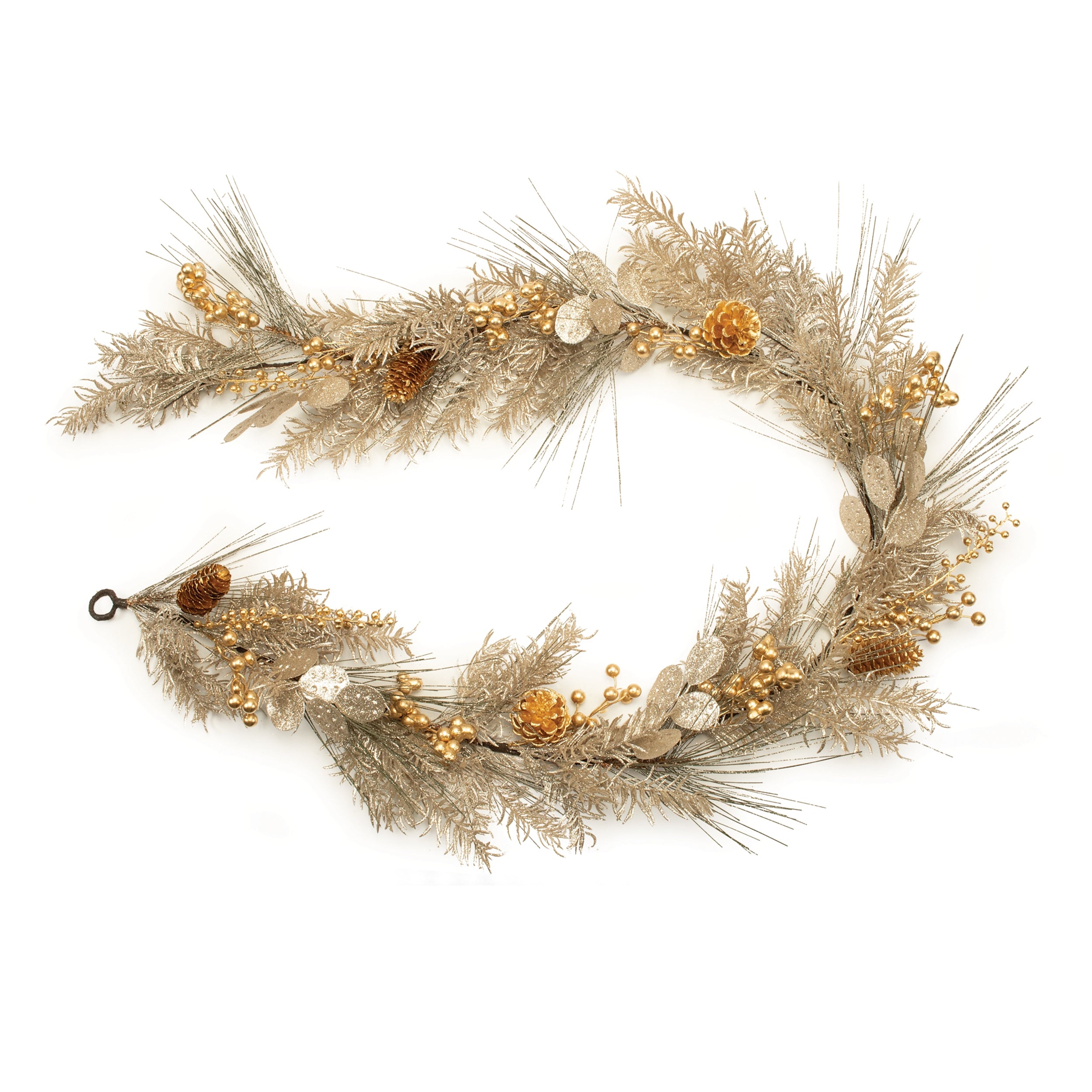 Mixed Pine and Berry Garland 6'L