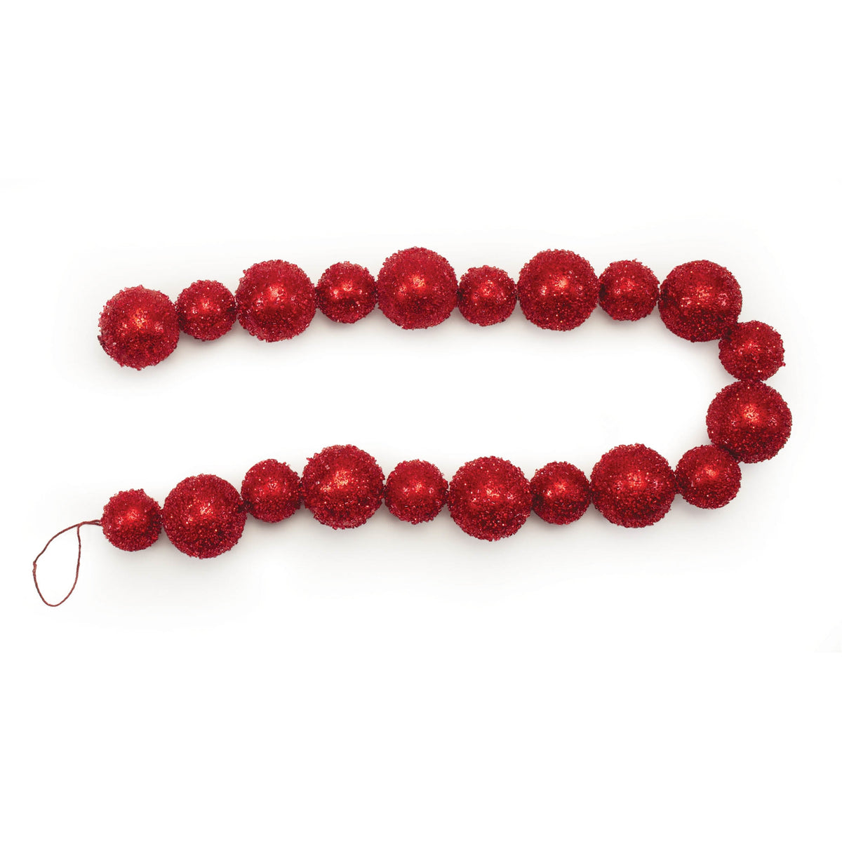 Beaded Ball Ornament String Garland (S/2)