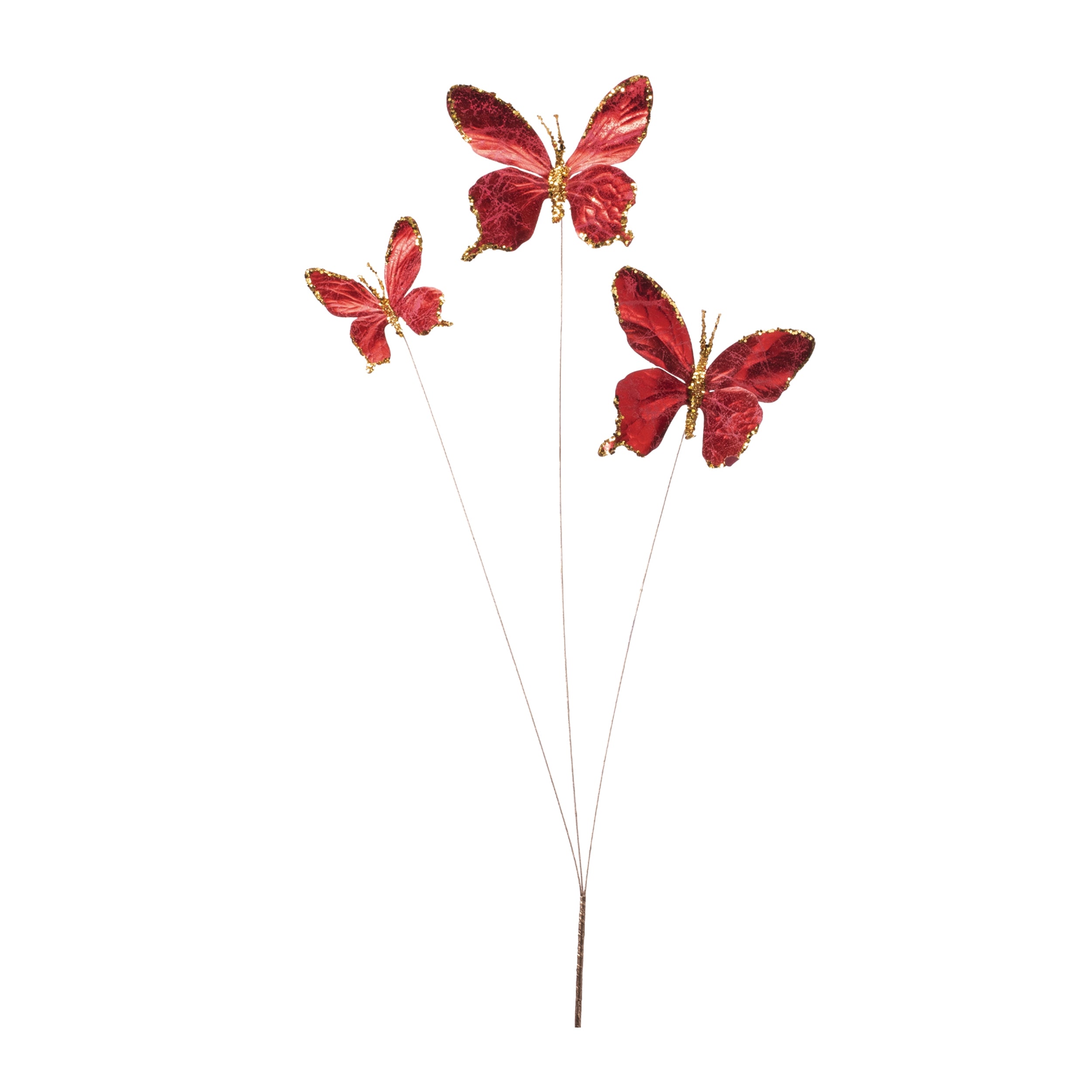 Butterfly Spray 28”H Polyester