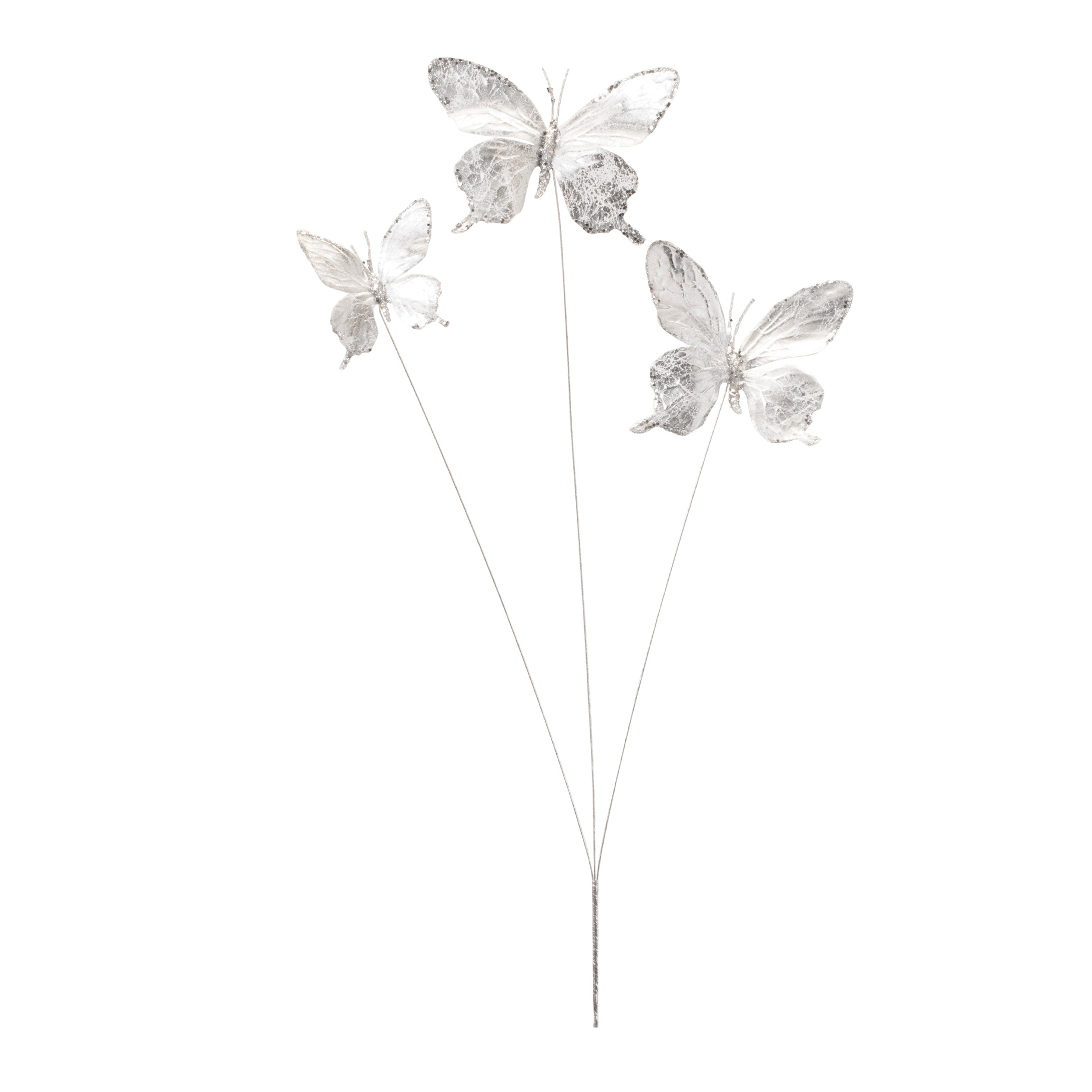 Butterfly Spray 28”H Polyester