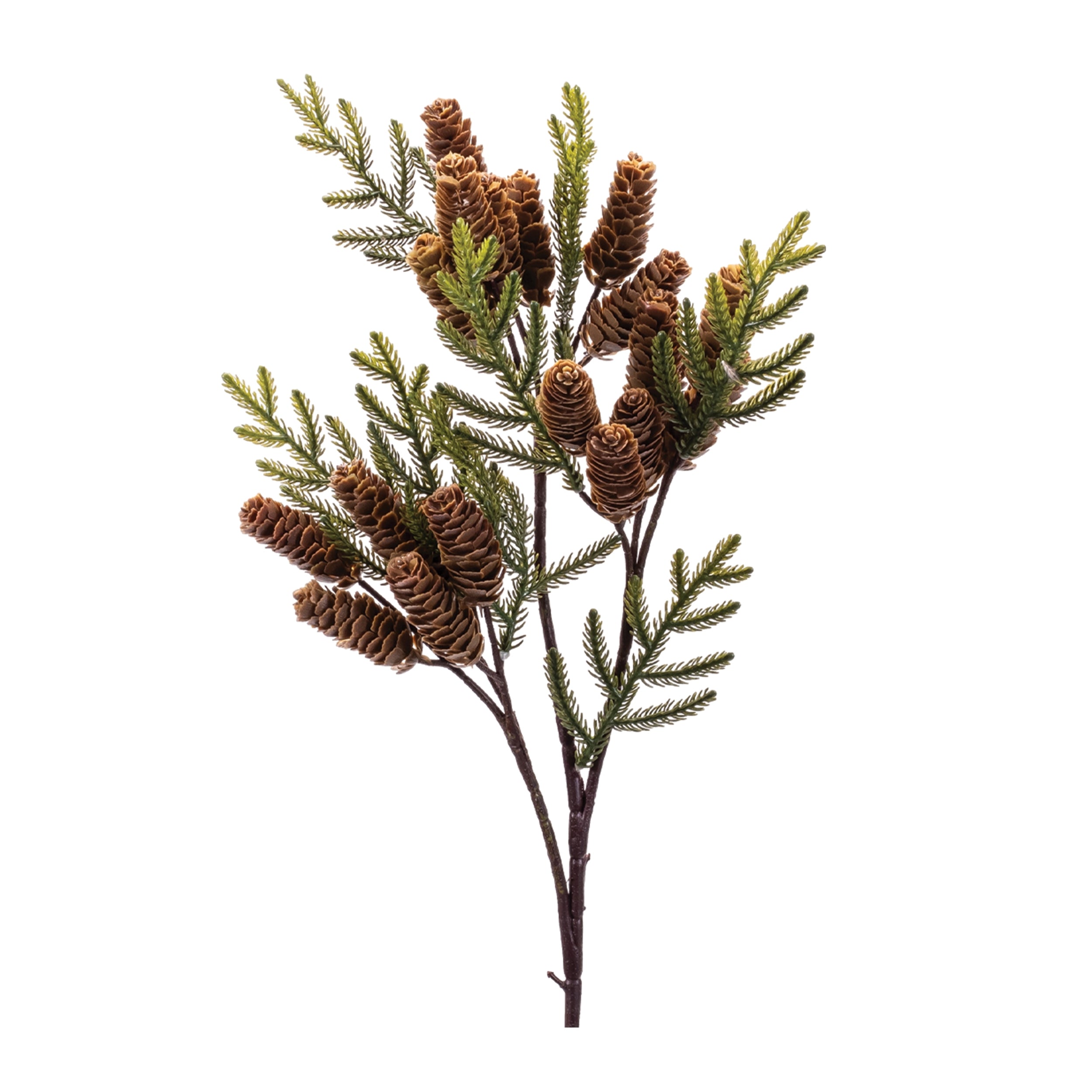 Pine and Cone Spray 27.5”H