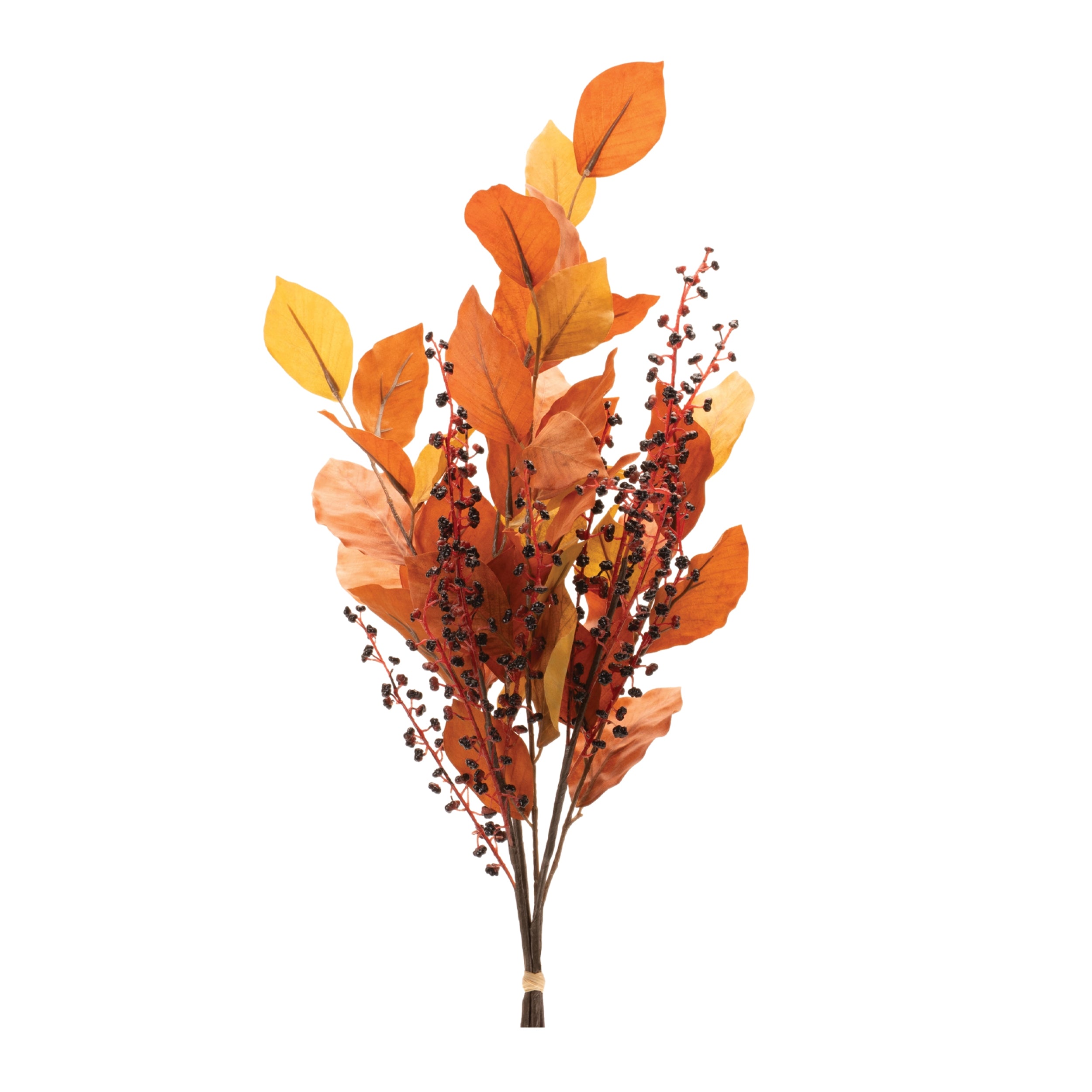 Fall Leaf and Berry Bundle 28.5”H Polyester