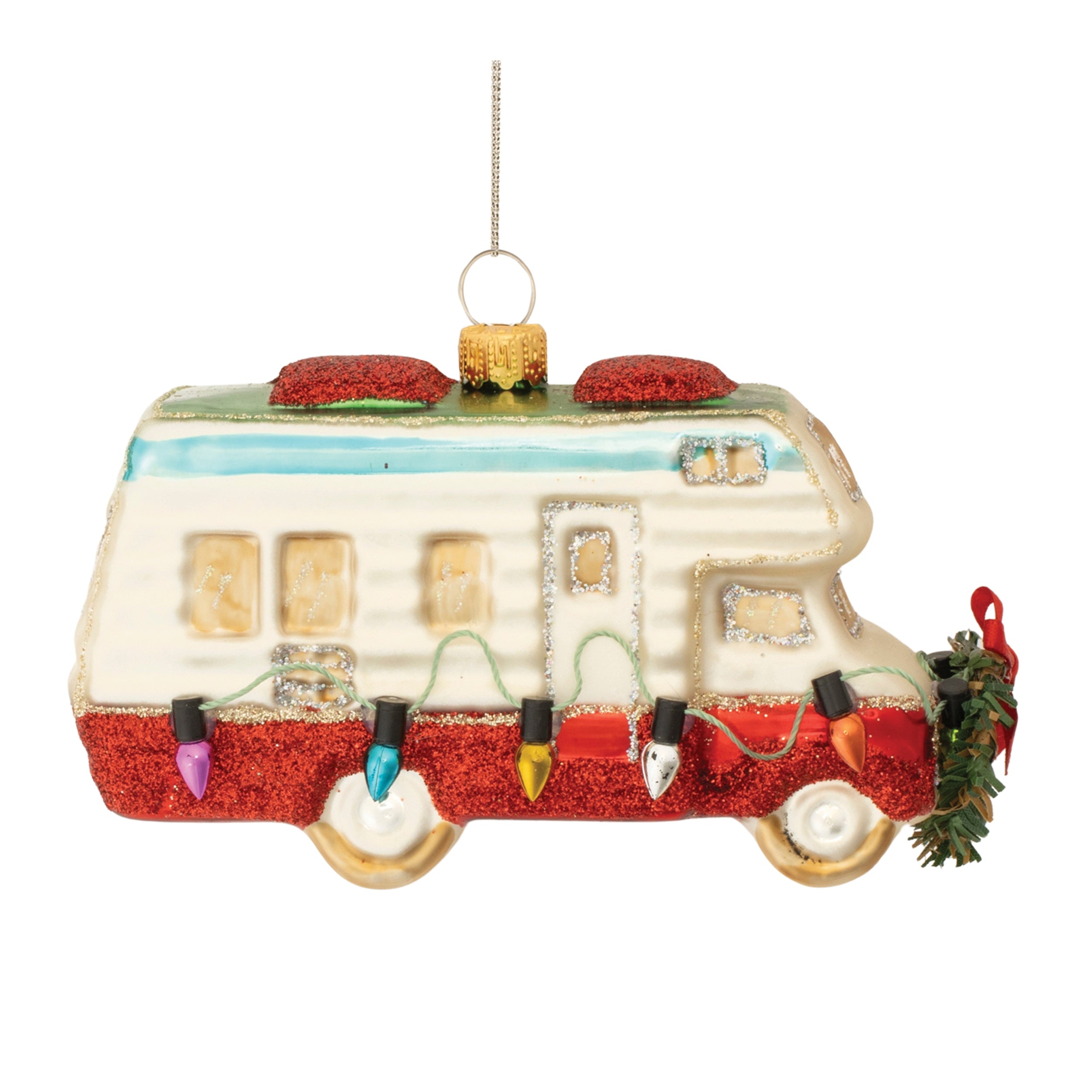 RV Ornament 4.25"L x 2.5"H Glass